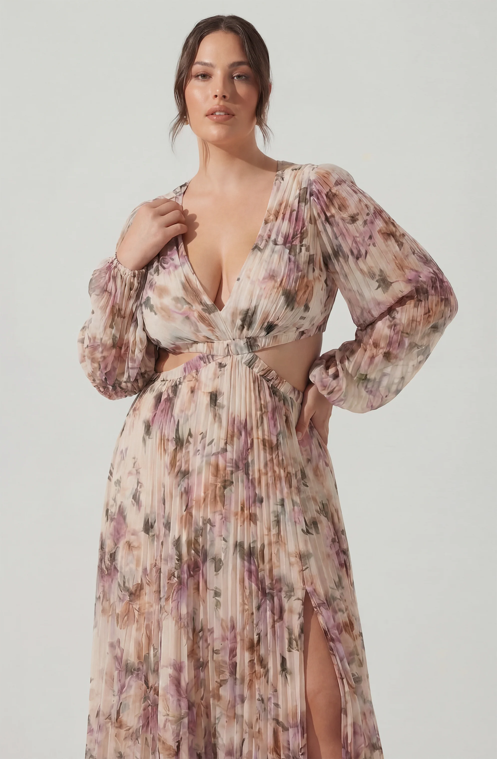 Revery Floral Long Sleeve Maxi Dress - Image 10