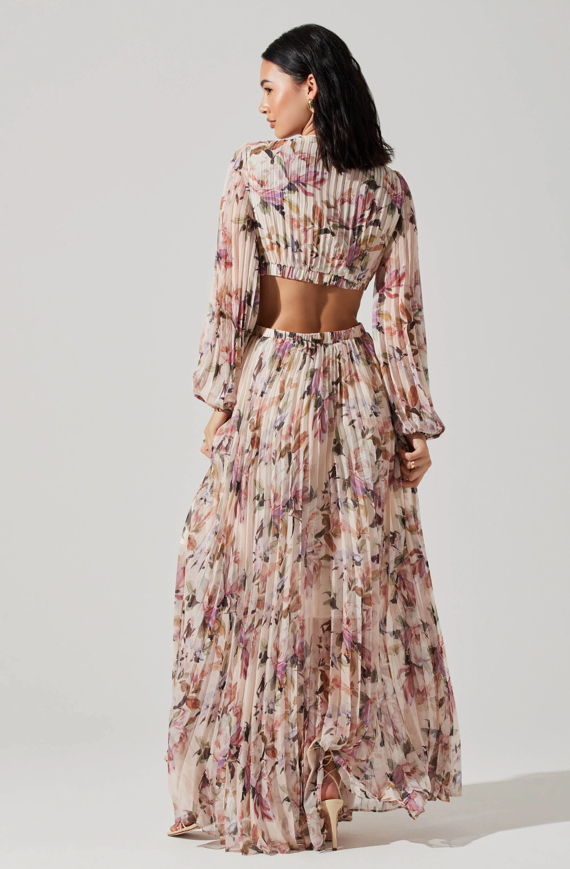 Revery Floral Long Sleeve Maxi Dress - Image 6