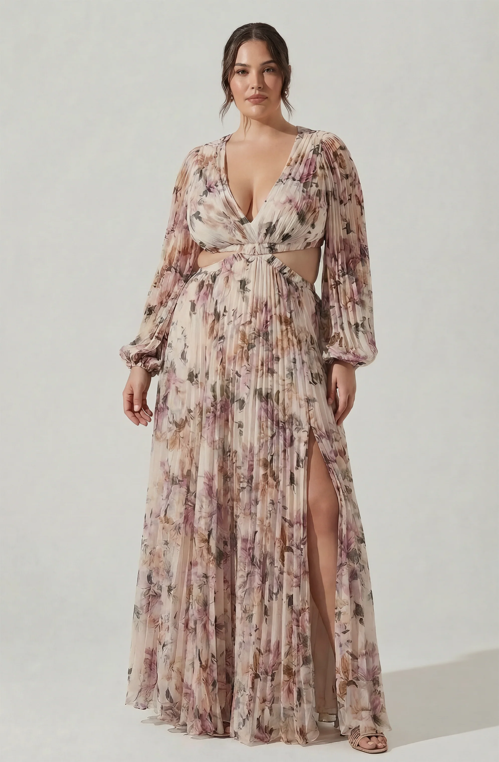 Revery Floral Long Sleeve Maxi Dress - Image 7