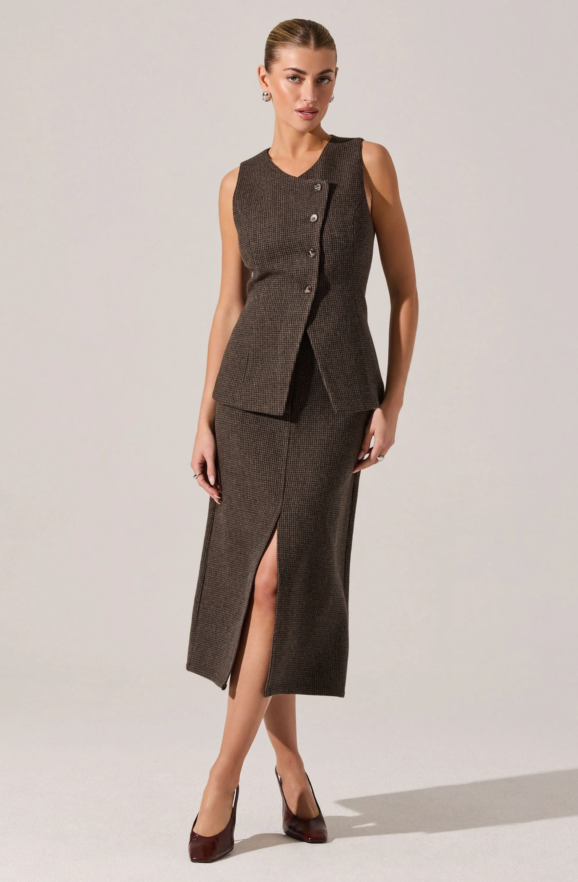 Rielle Wool-Blend Pencil Skirt - Image 4