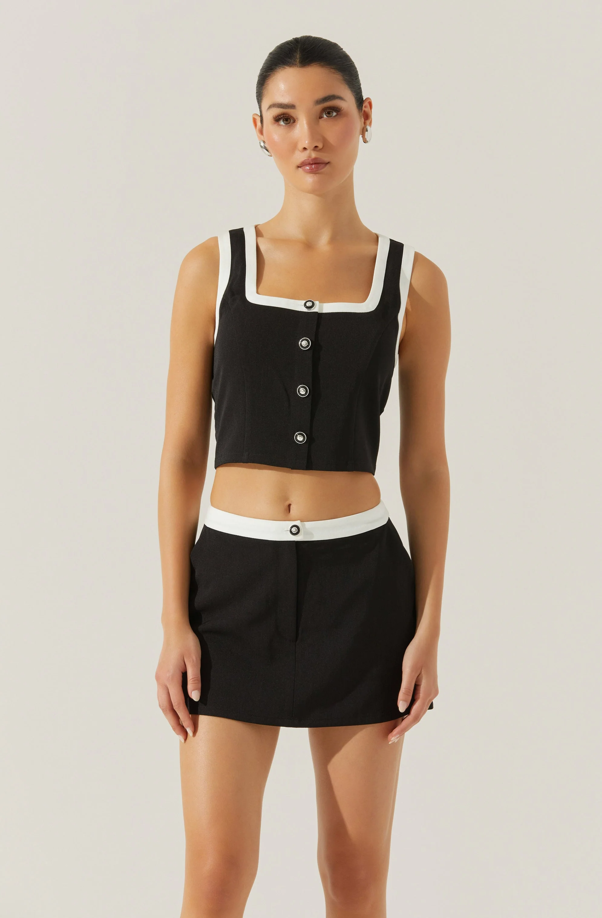 Rory Contrast Trim Top - Image 3