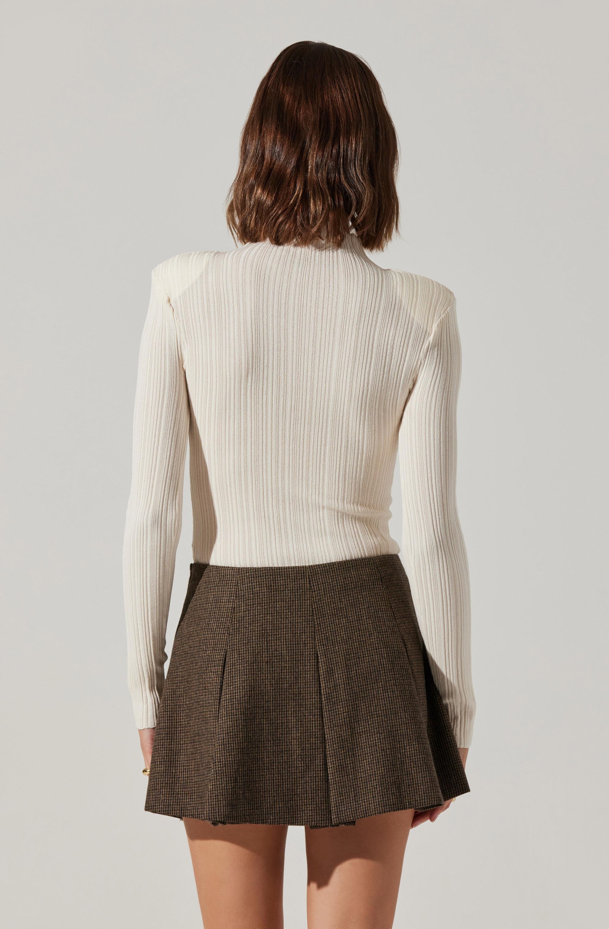 Roslin Ribbed Mock Neck Sweater - Image 12