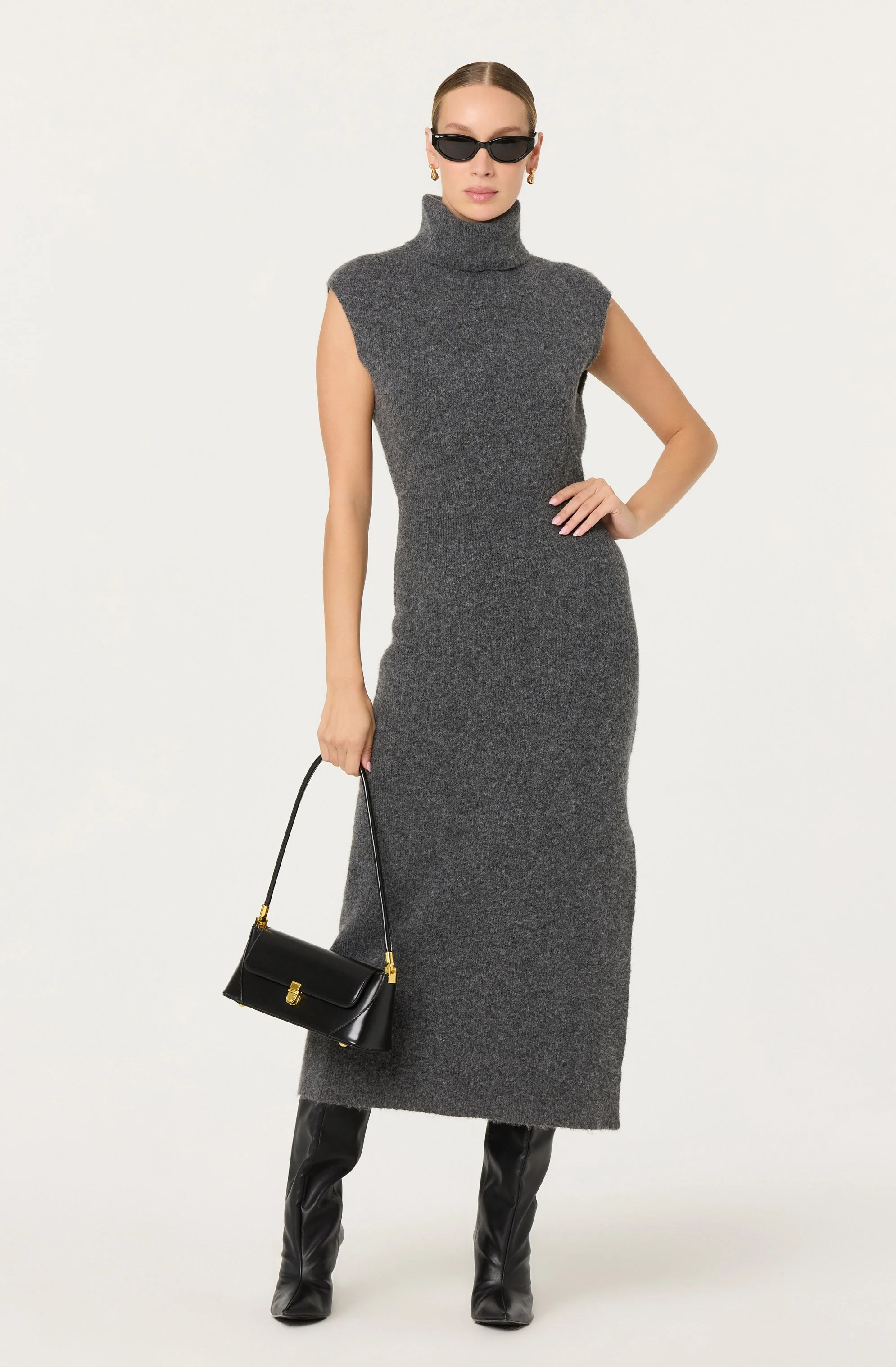 Roxanna Turtleneck Sweater Maxi Dress - Image 2