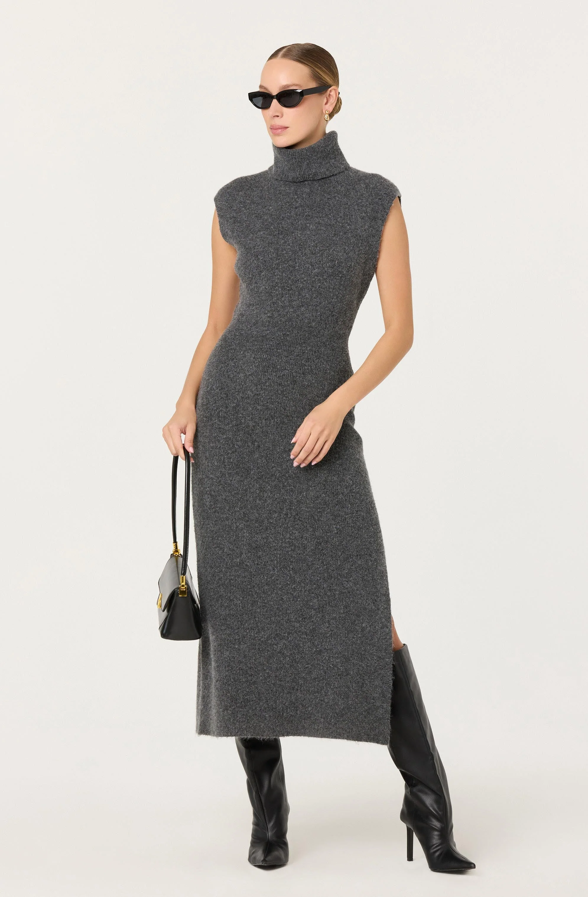 Roxanna Turtleneck Sweater Maxi Dress - Image 6