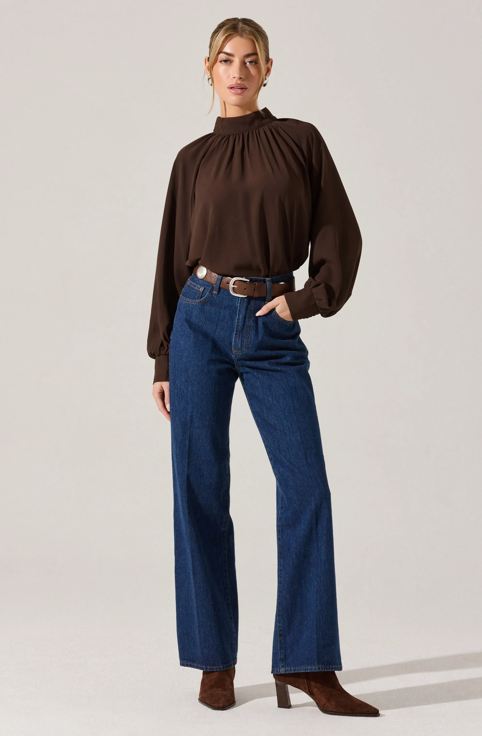 Sabelle Mock Neck Top - Image 5