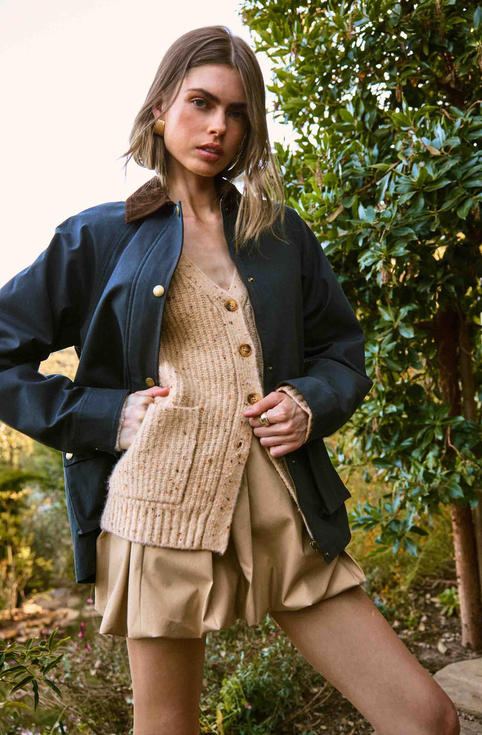 Saffi Ribbed Cardigan Sweater - Image 6