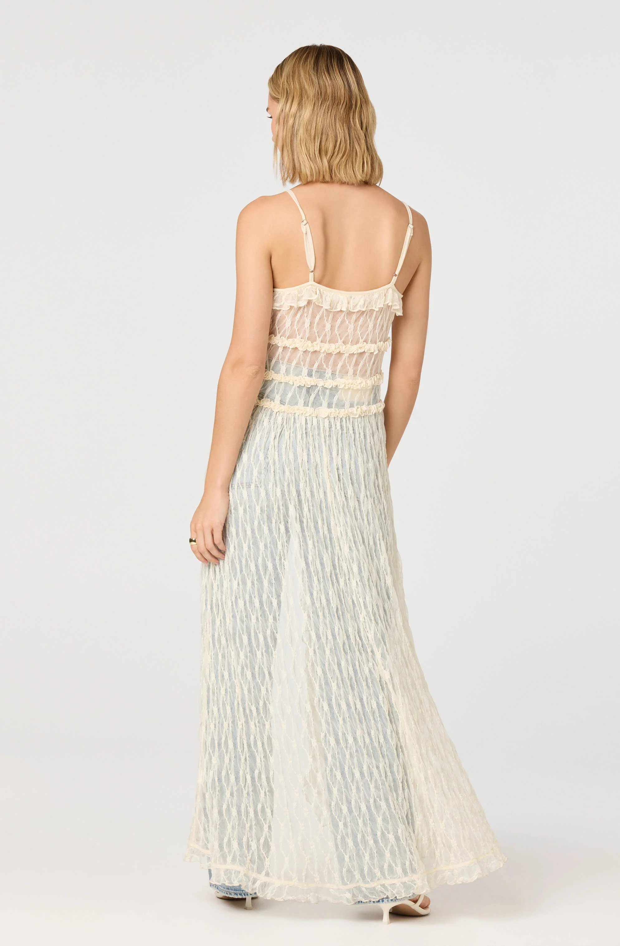 Sariyah Lace Flyaway Maxi Tunic Top - Image 6