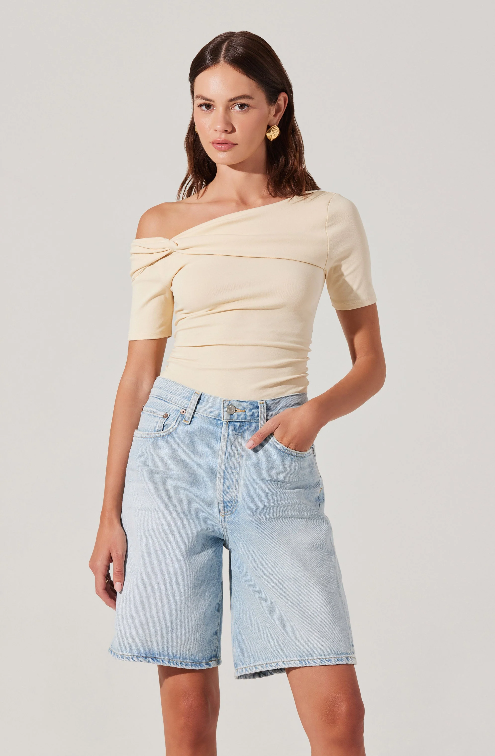 Saylah Off Shoulder Twist Top - Image 10