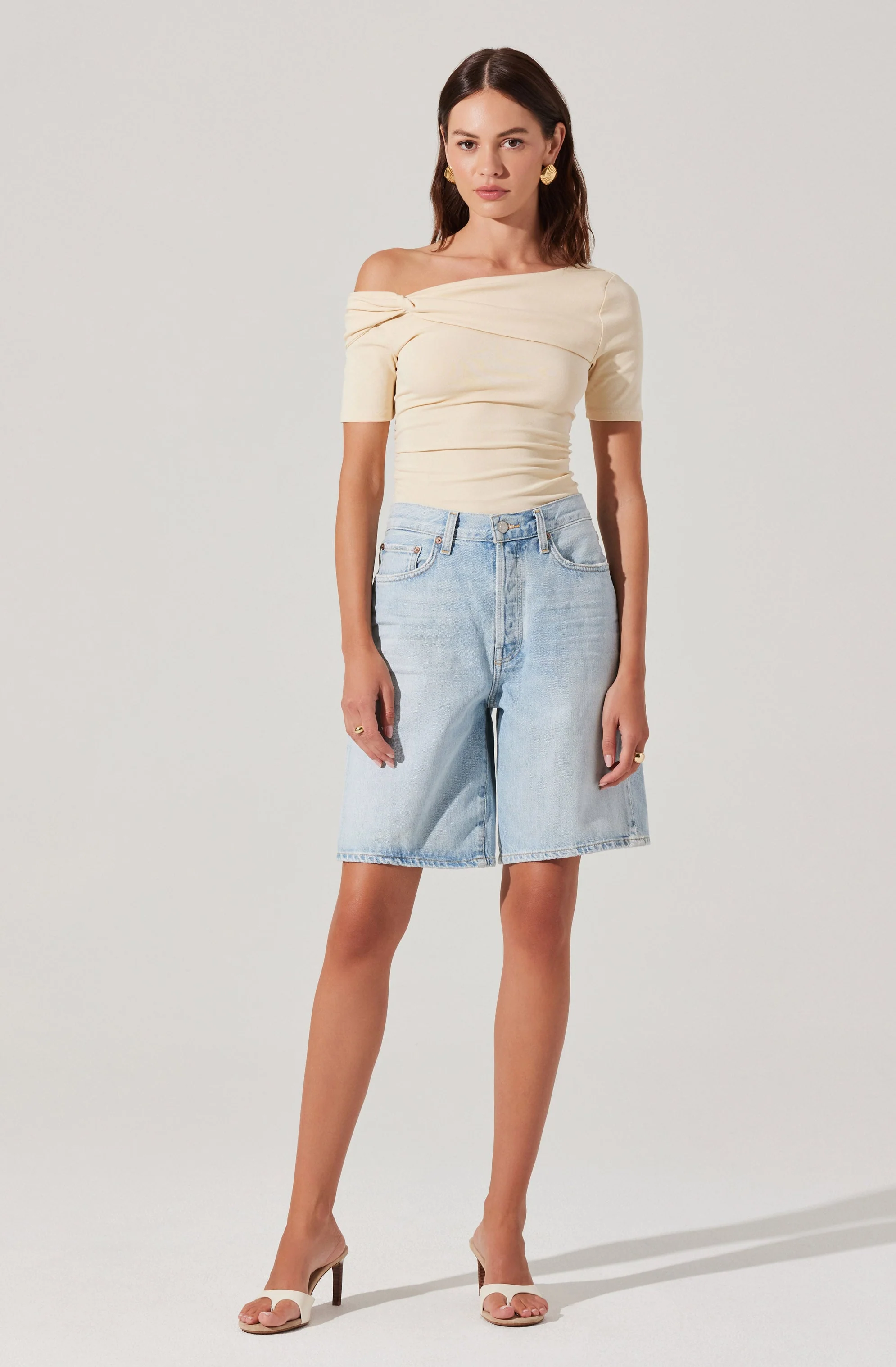 Saylah Off Shoulder Twist Top - Image 11
