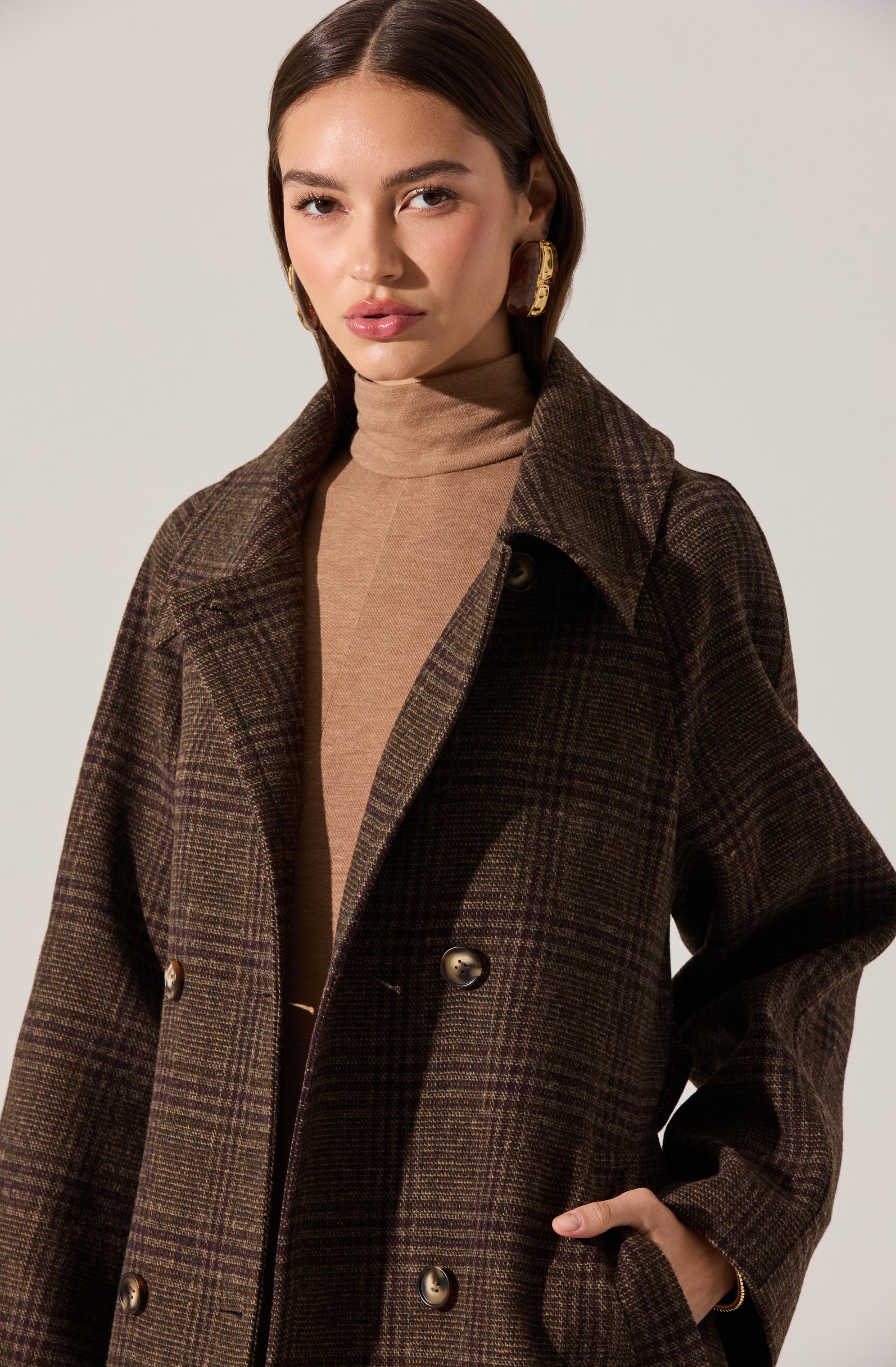 Seeley Double Breasted Longline Coat - Image 4