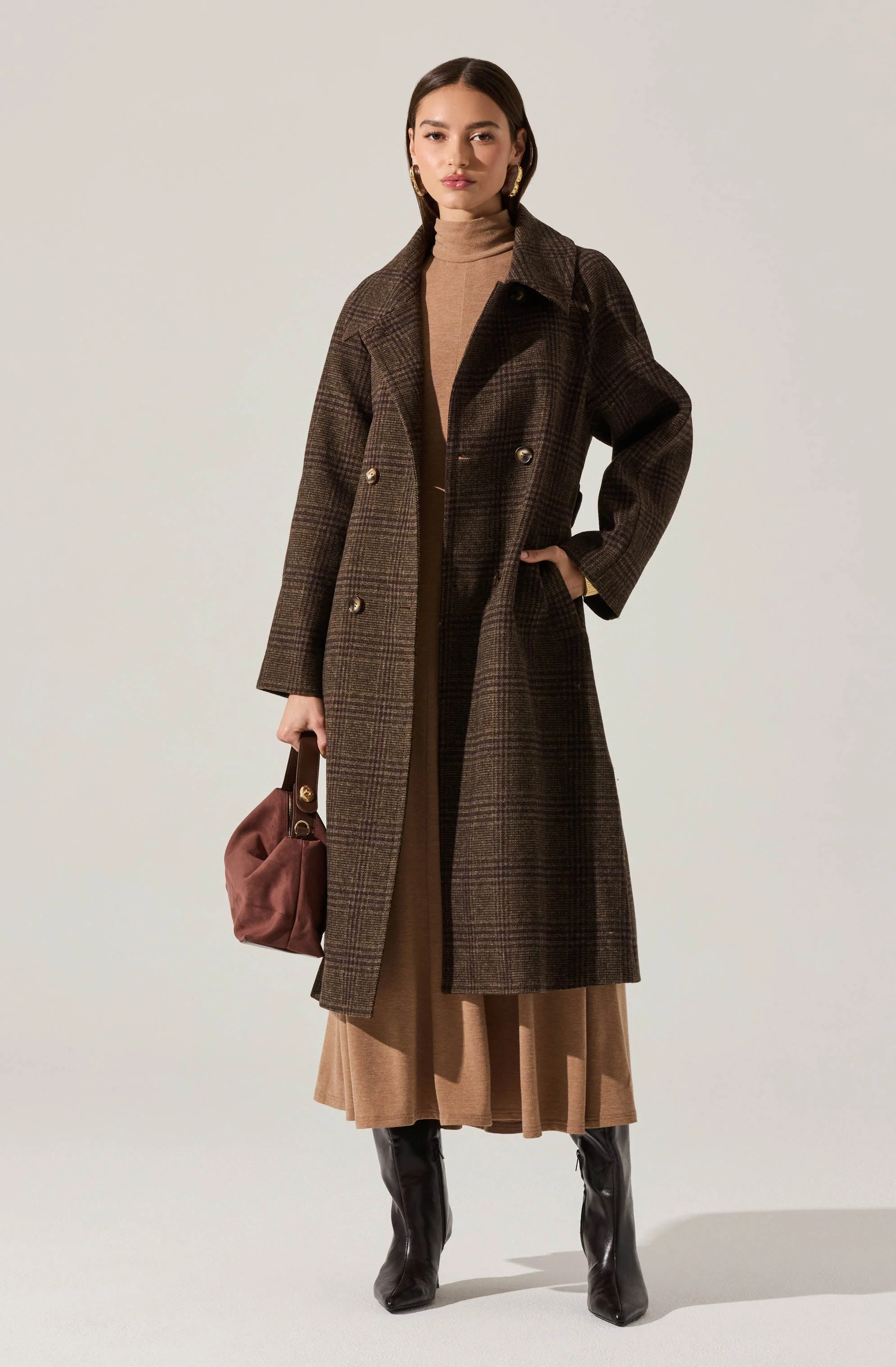 Seeley Double Breasted Longline Coat - Image 5