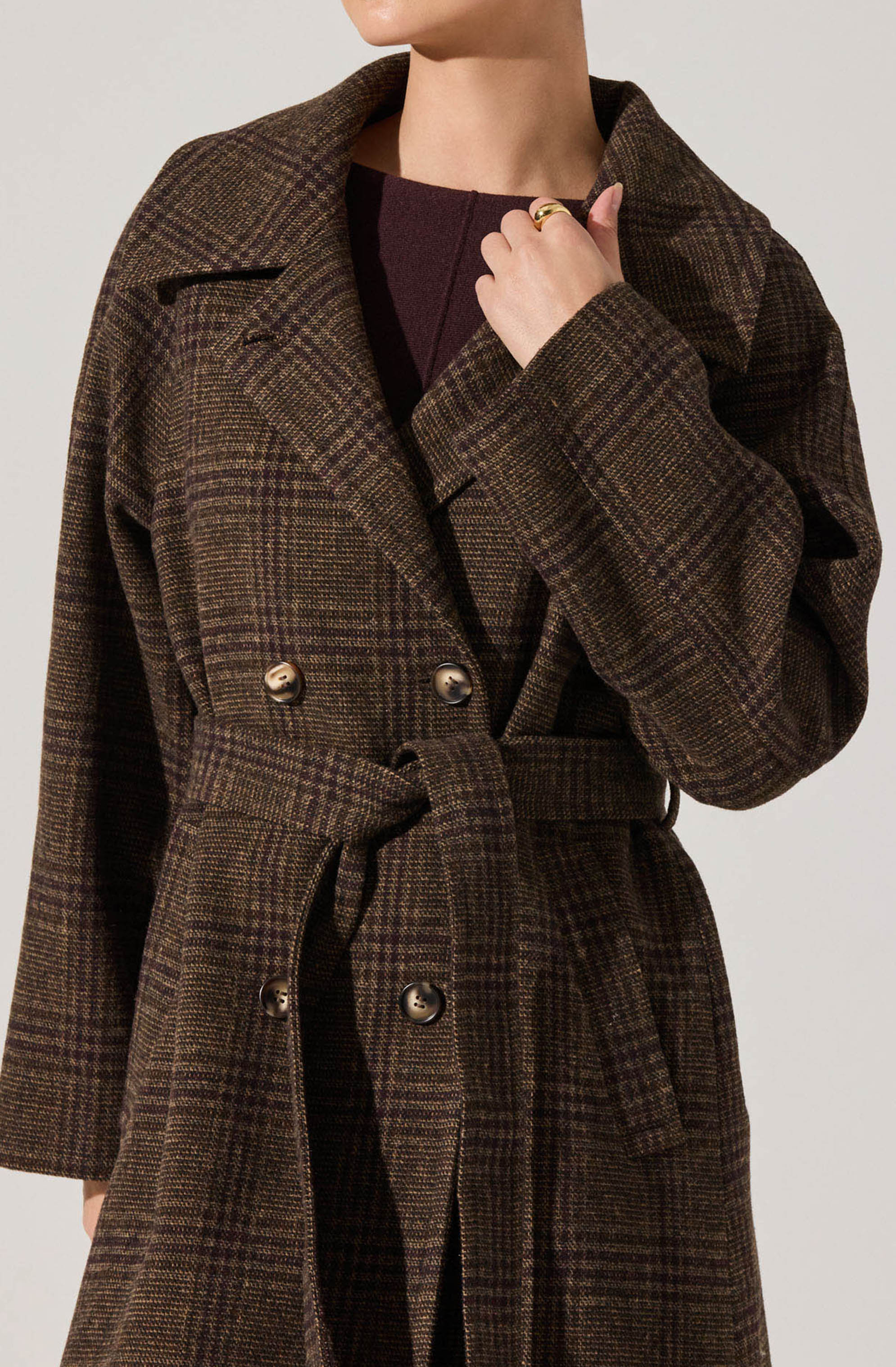 Seeley Double Breasted Longline Coat - Image 6