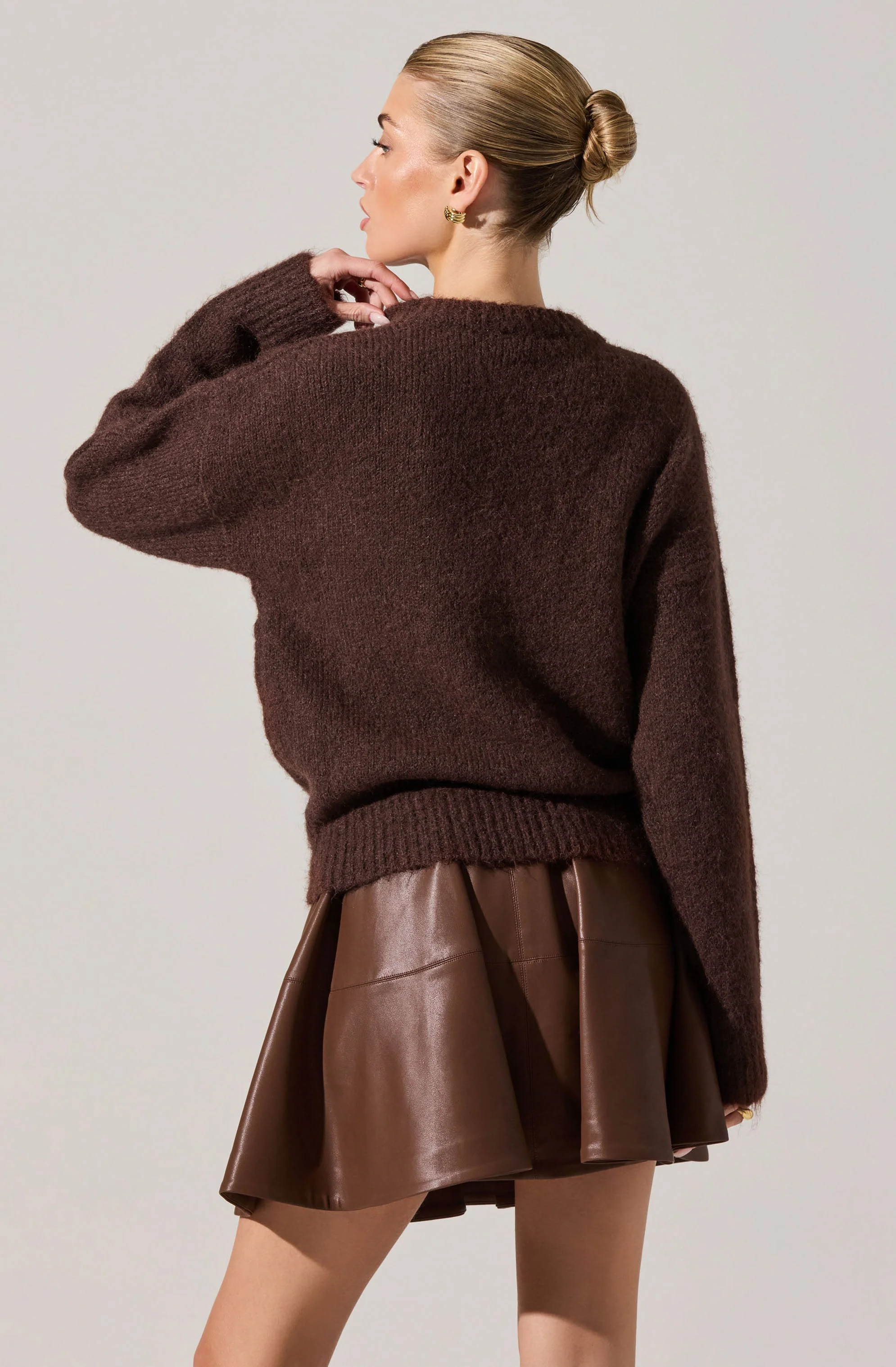 Selbie Brushed Knit Sweater - Image 2