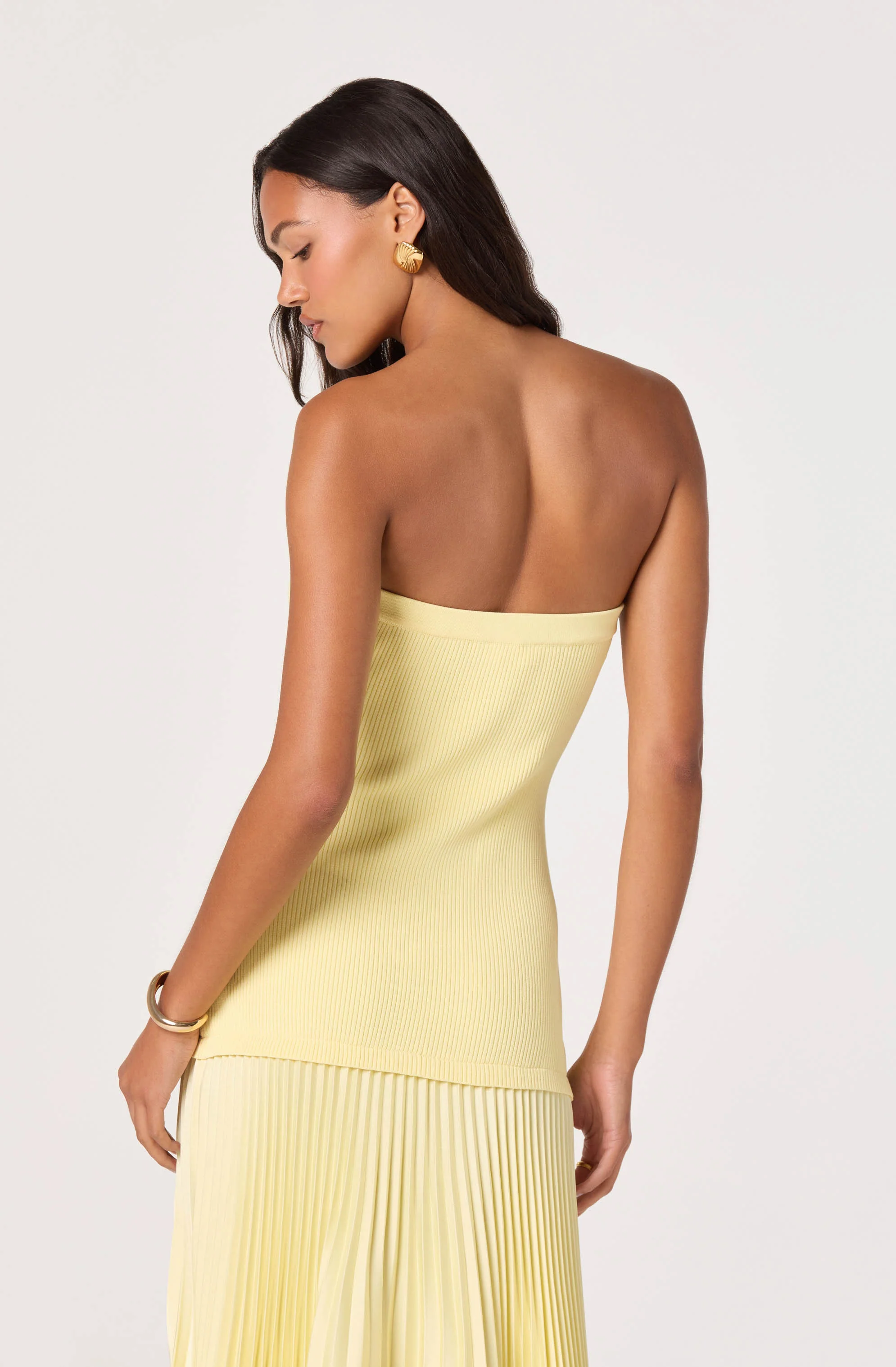 Selune Mixed Media Maxi Dress - Image 5