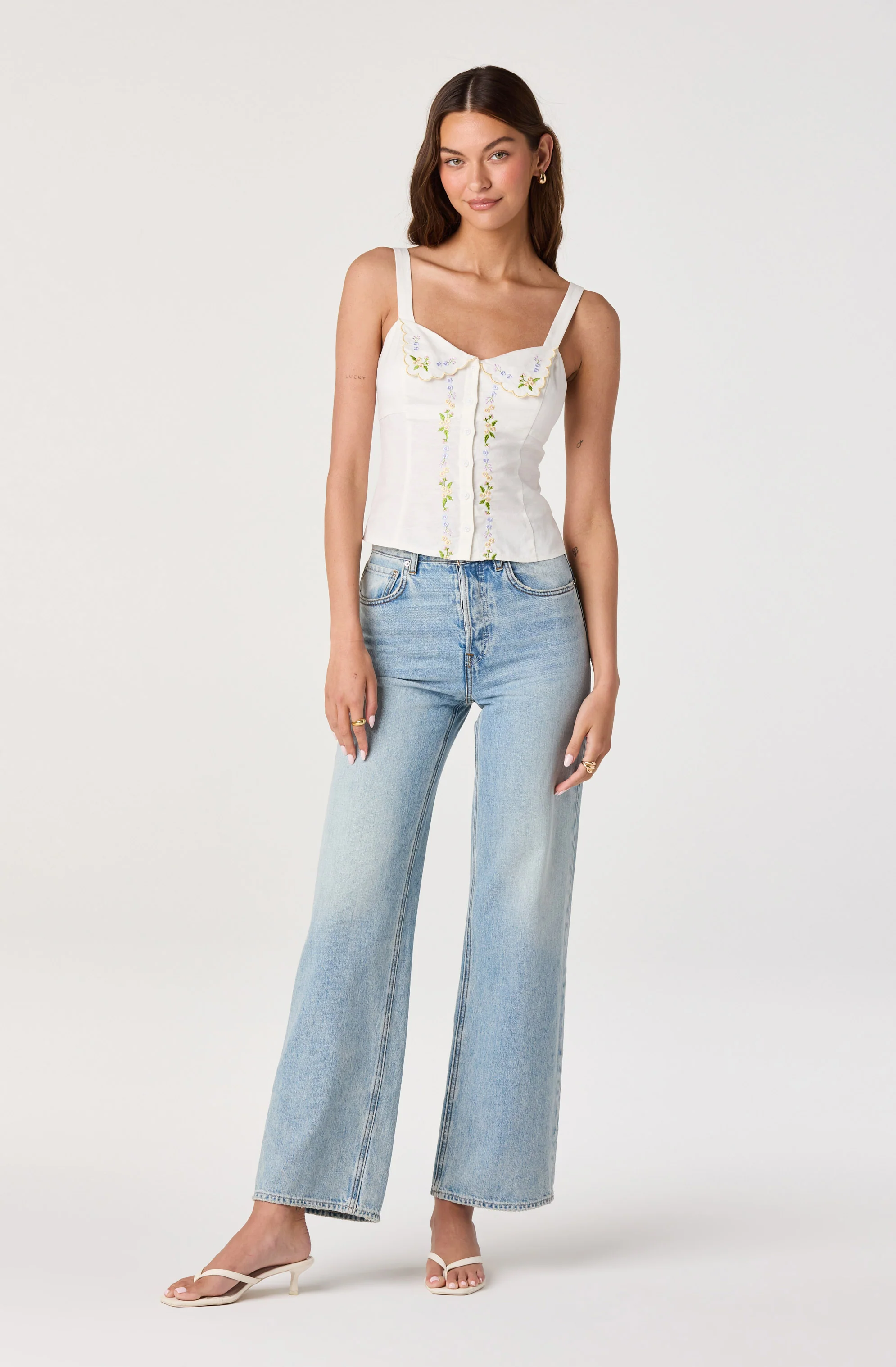 Shaya Floral Embroidered Top - Image 2