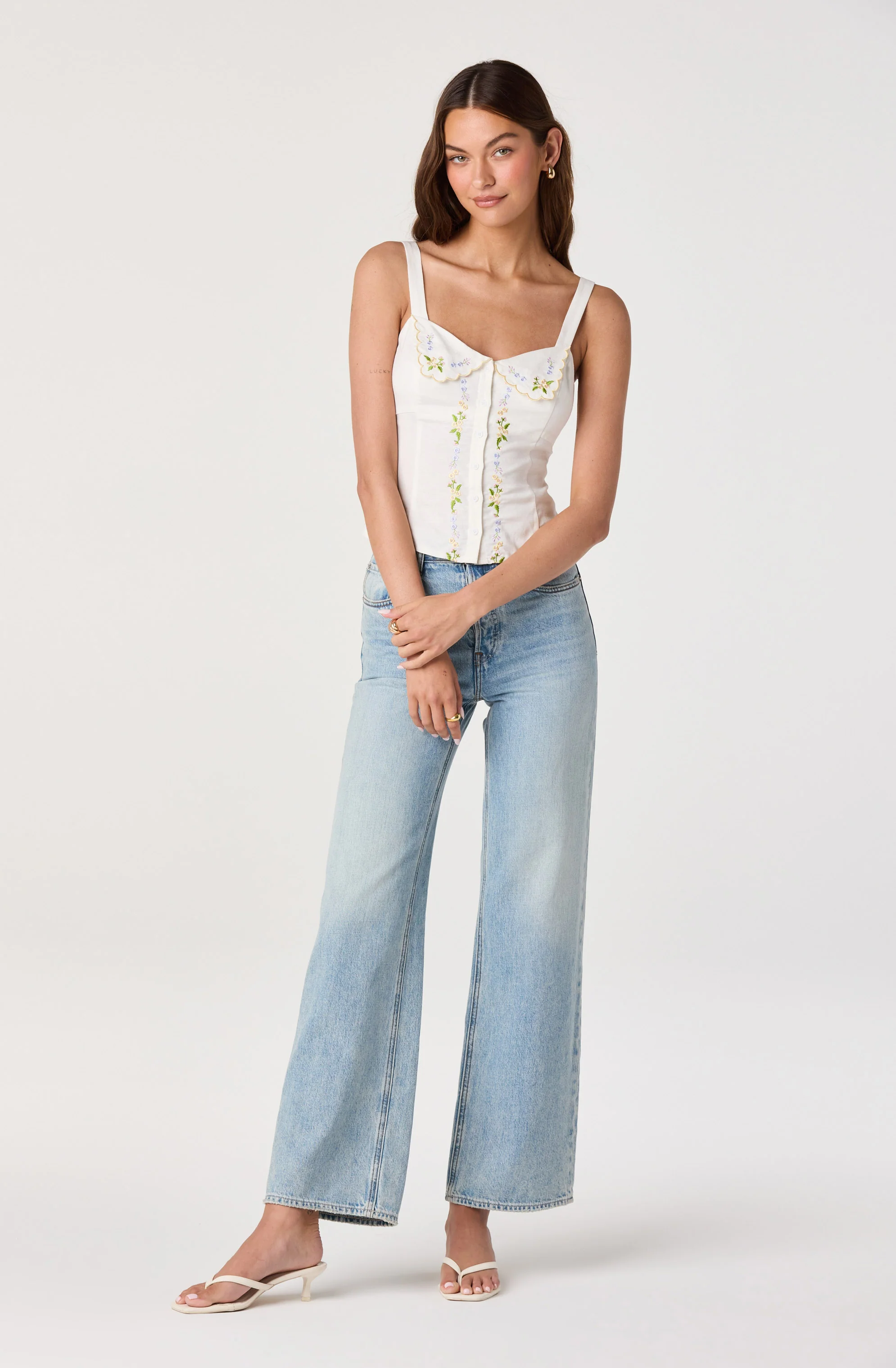 Shaya Floral Embroidered Top - Image 5
