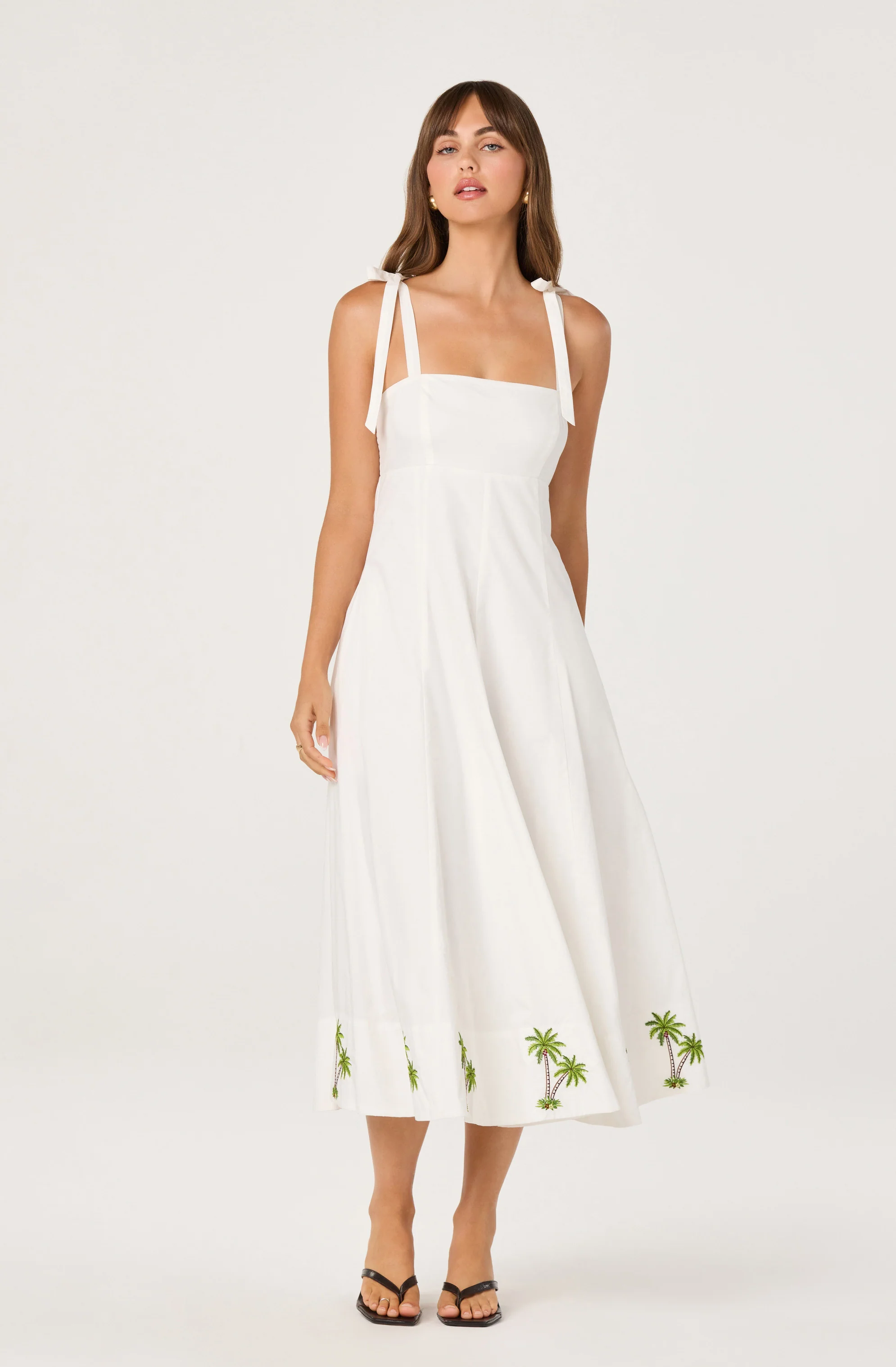 Shiann Embroidered Midi Dress - Image 2