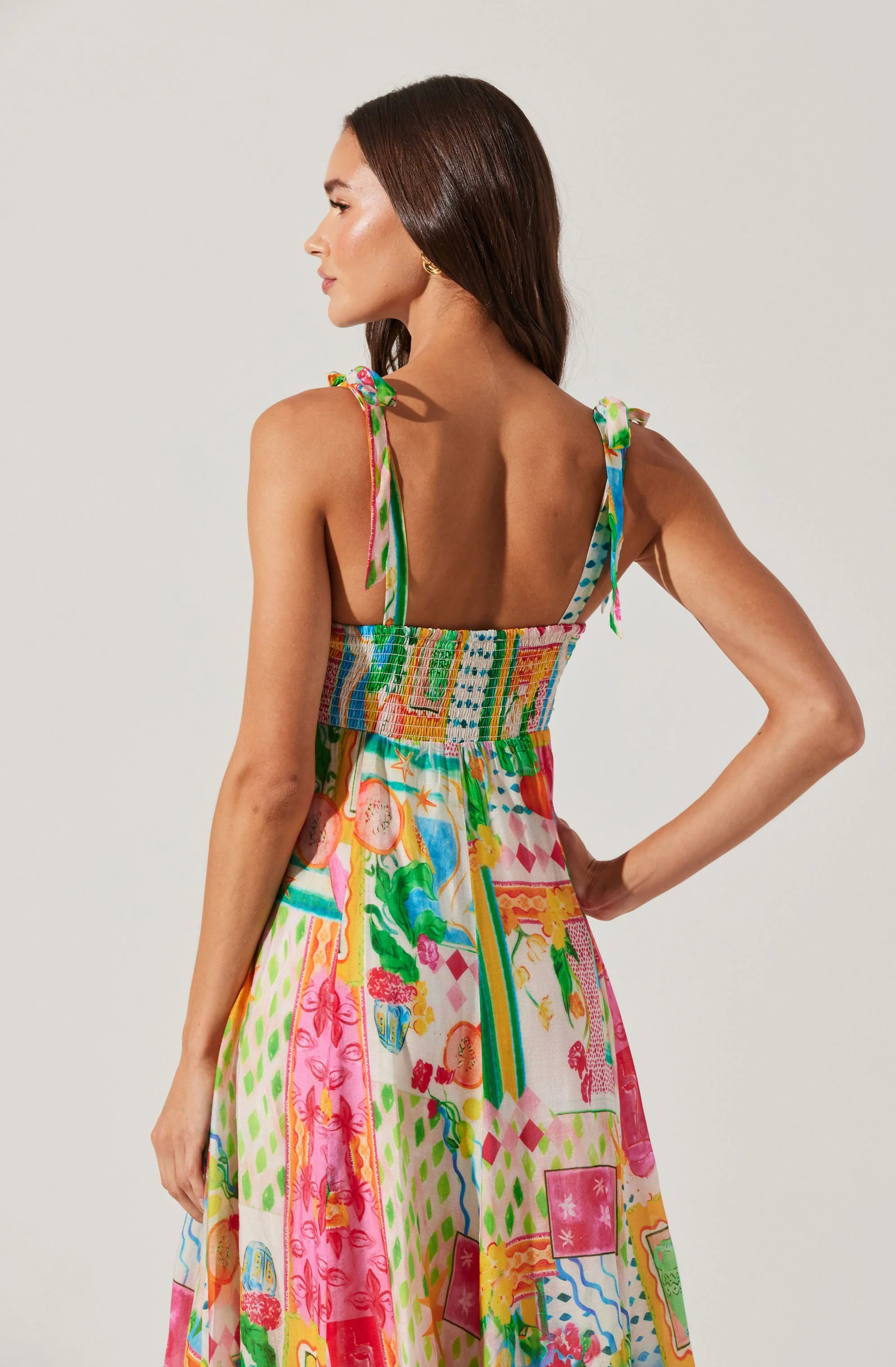 Shiann Print Midi Dress - Image 12