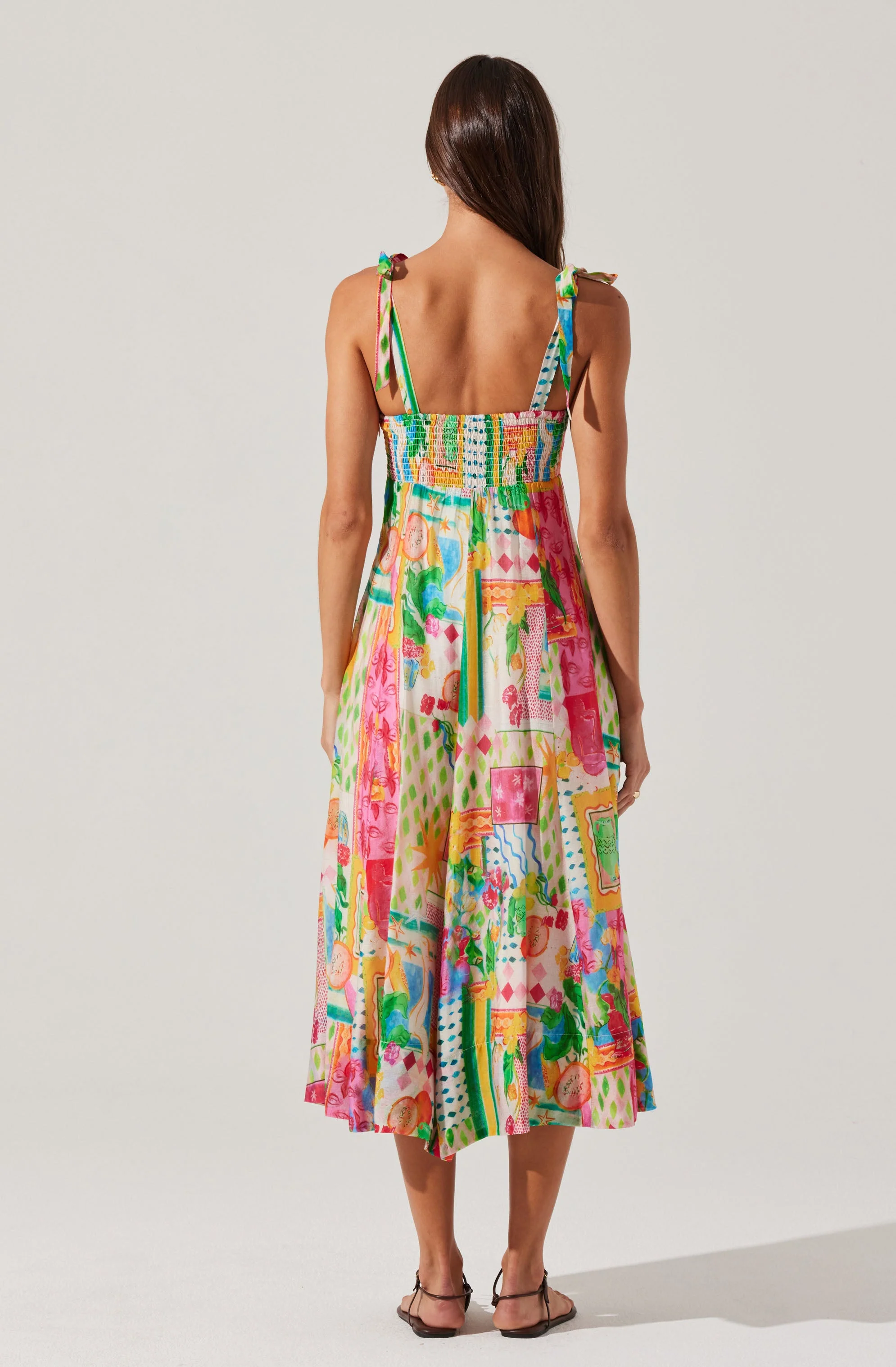 Shiann Print Midi Dress - Image 9