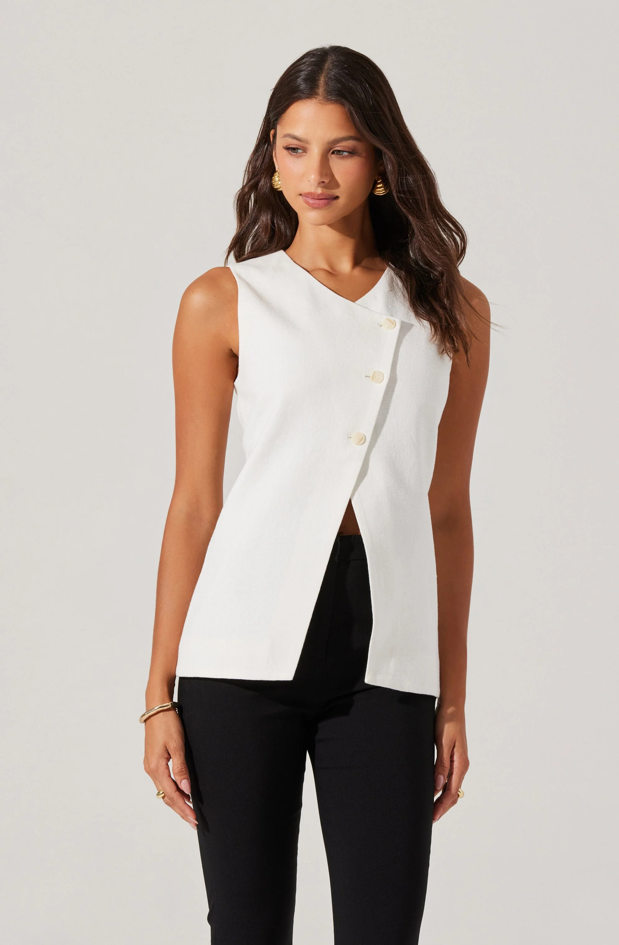 Sonja Asymmetrical Vest - Image 12