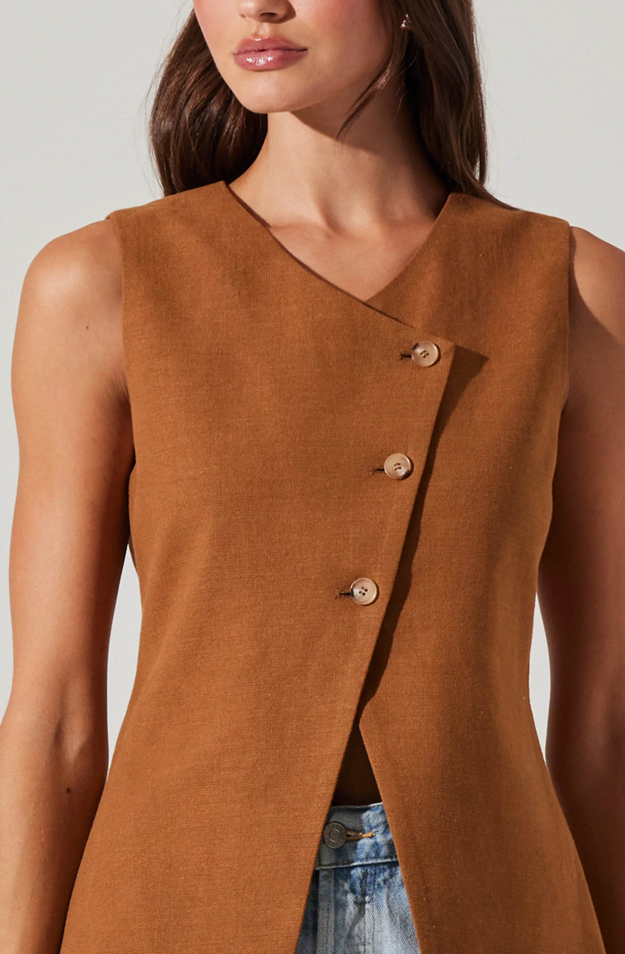 Sonja Asymmetrical Vest - Image 3