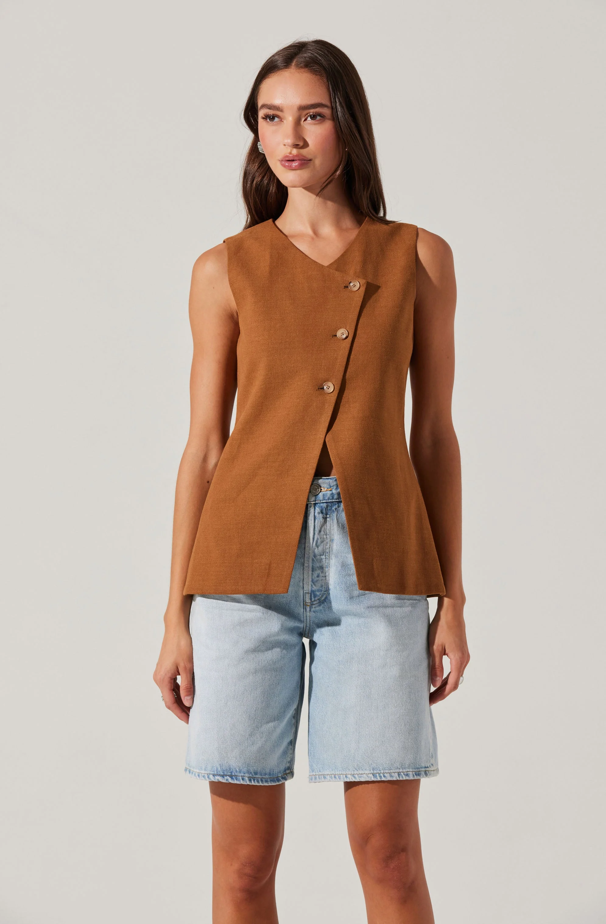 Sonja Asymmetrical Vest - Image 5