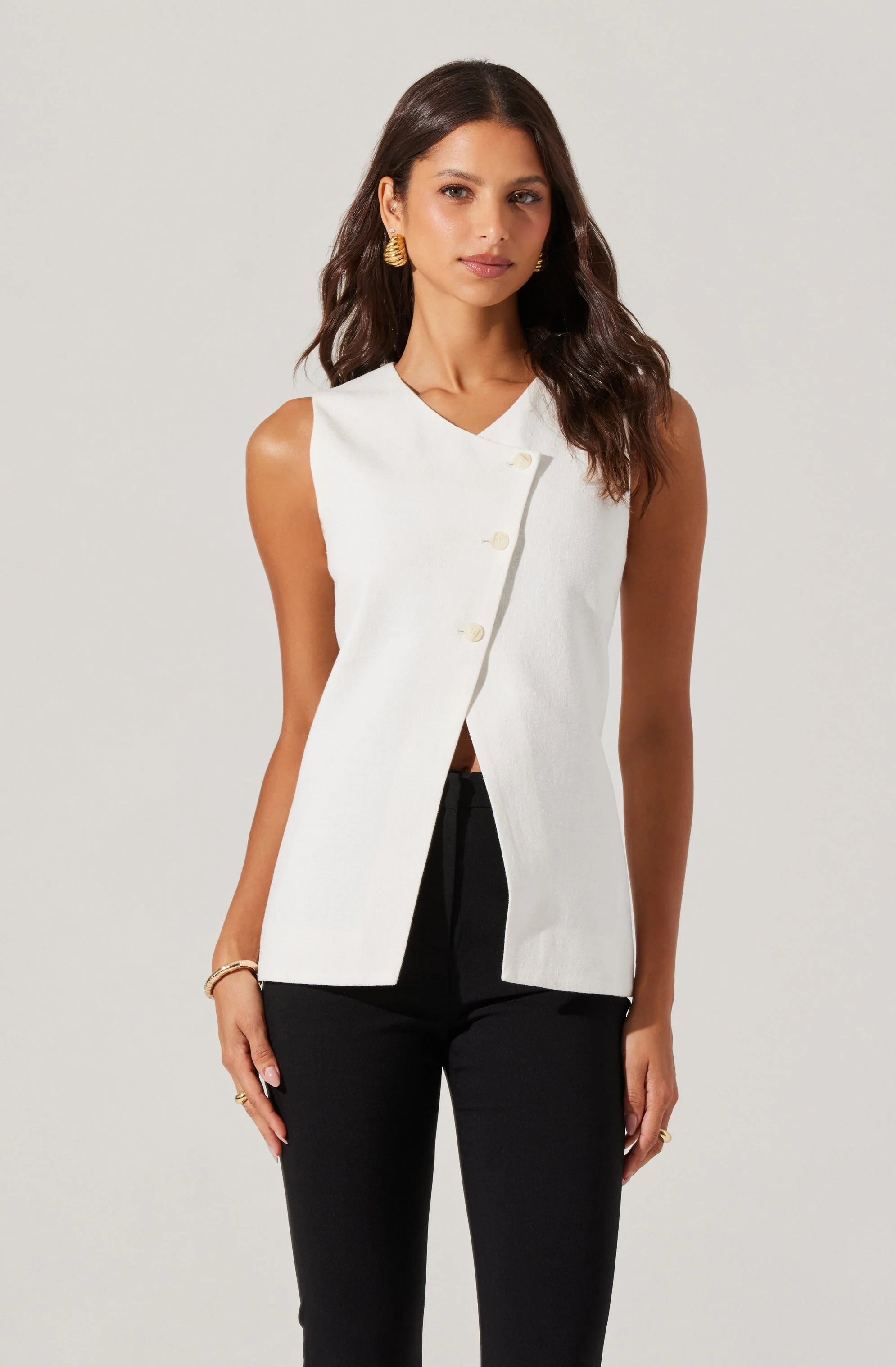 Sonja Asymmetrical Vest - Image 8