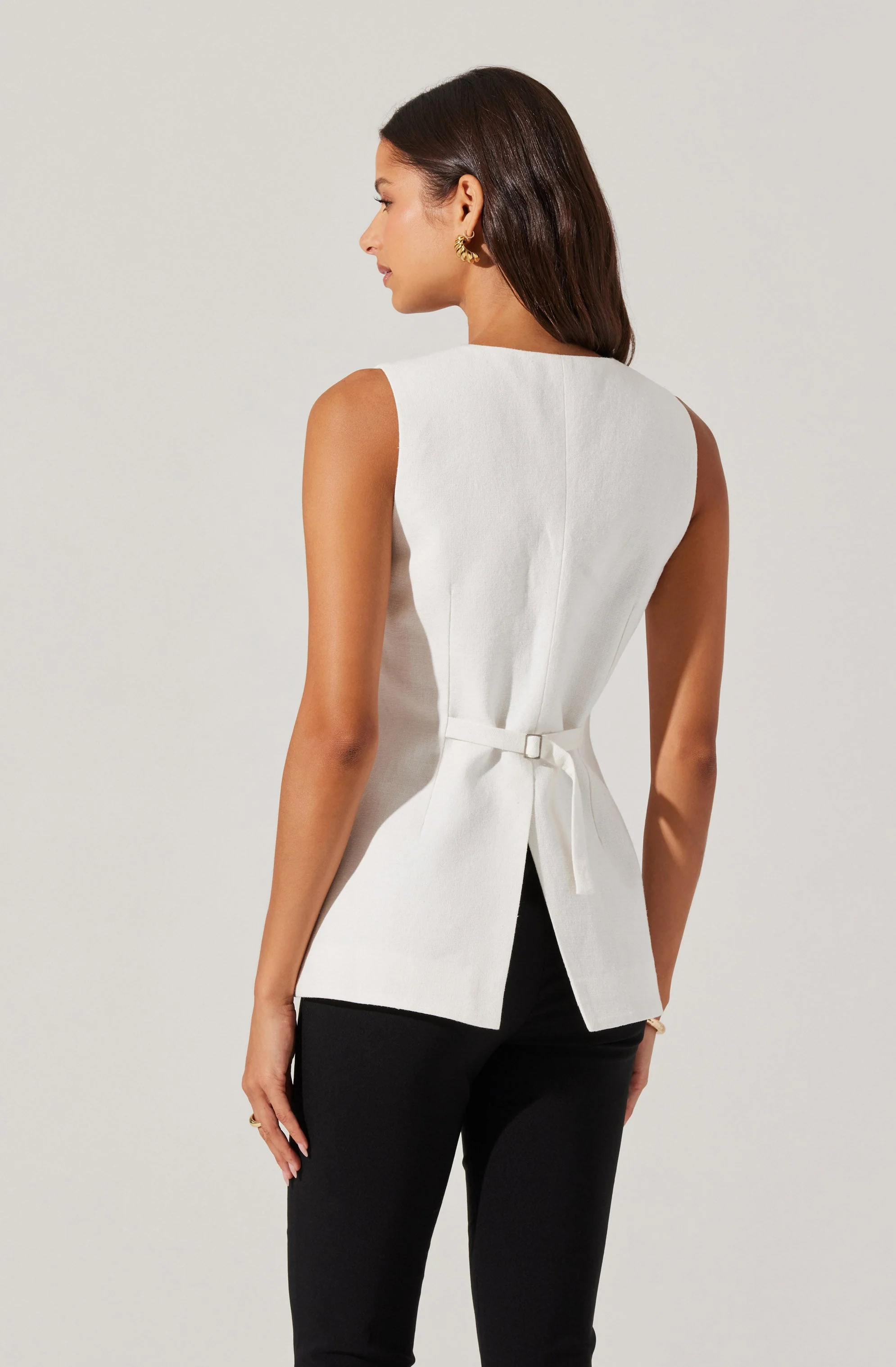 Sonja Asymmetrical Vest - Image 9
