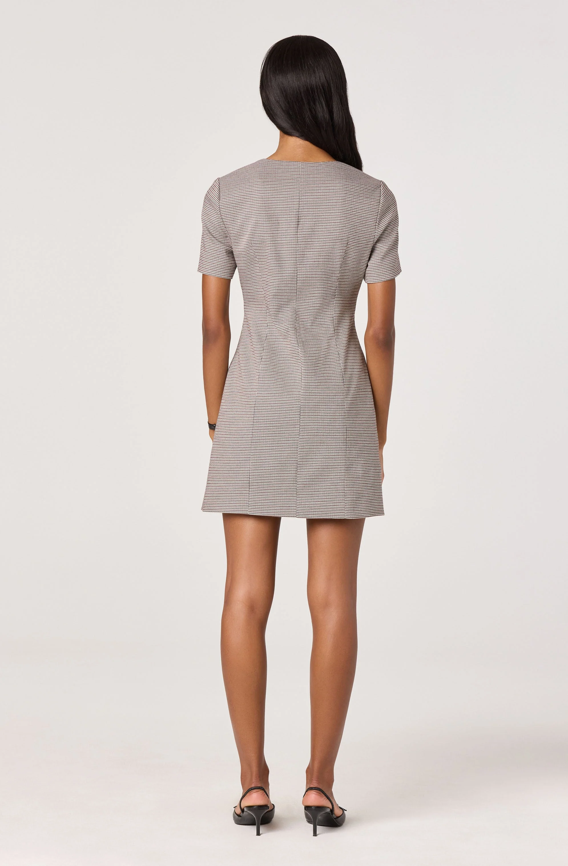 Square Neck Blazer Mini Dress - Image 4