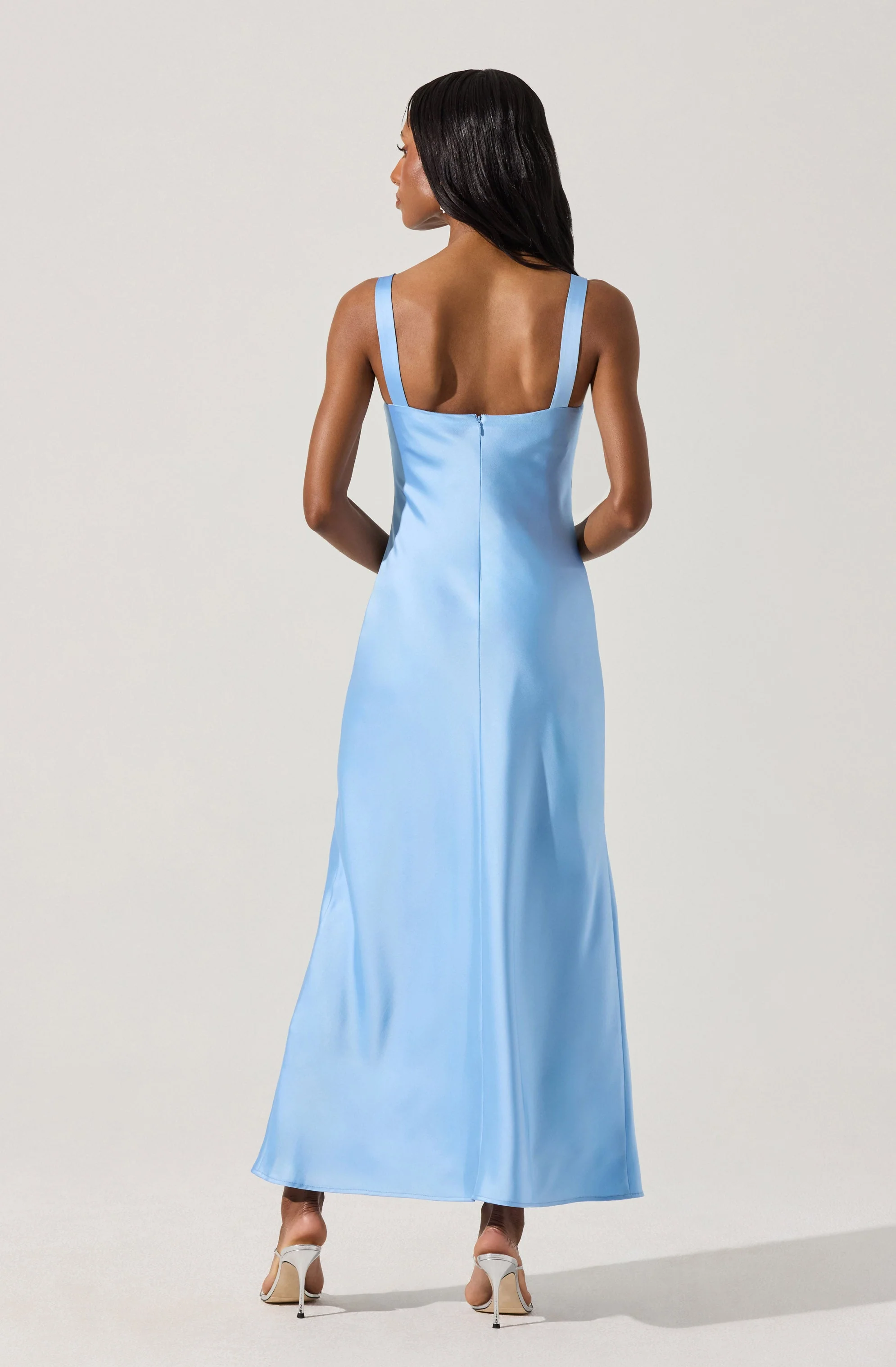 Stacie Satin Maxi Dress - Image 12
