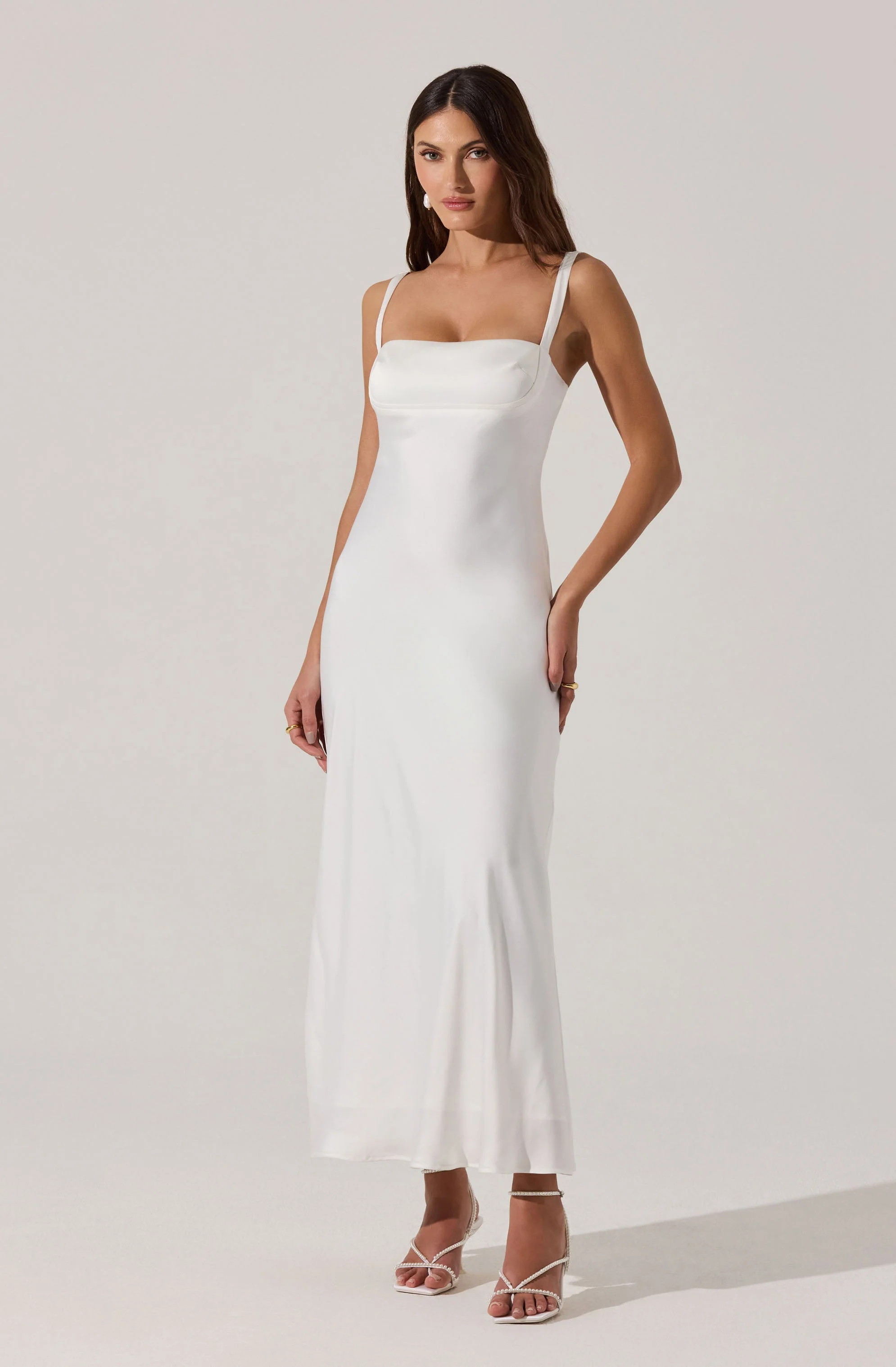 Stacie Satin Maxi Dress - Image 13