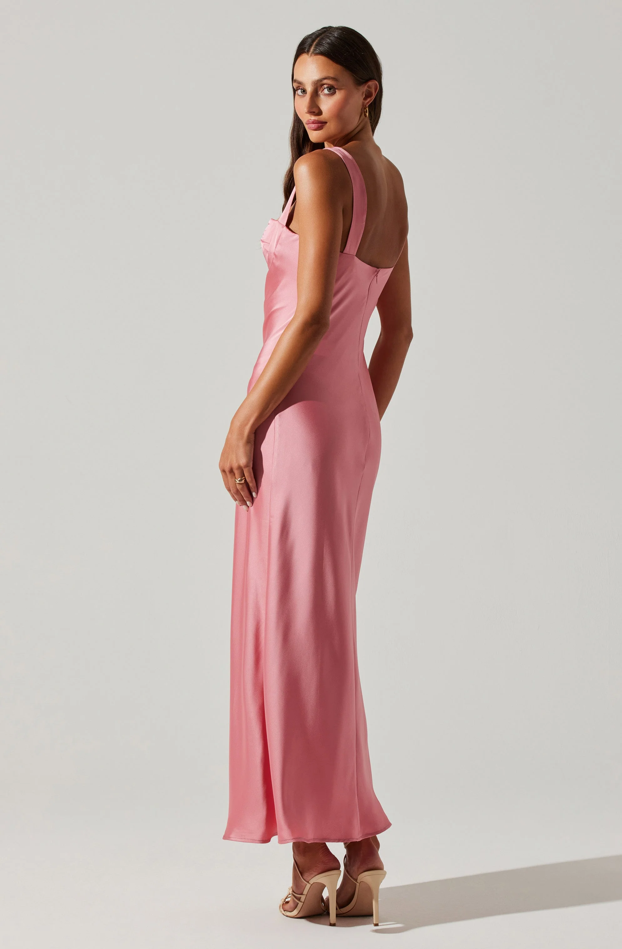 Stacie Satin Maxi Dress - Image 24