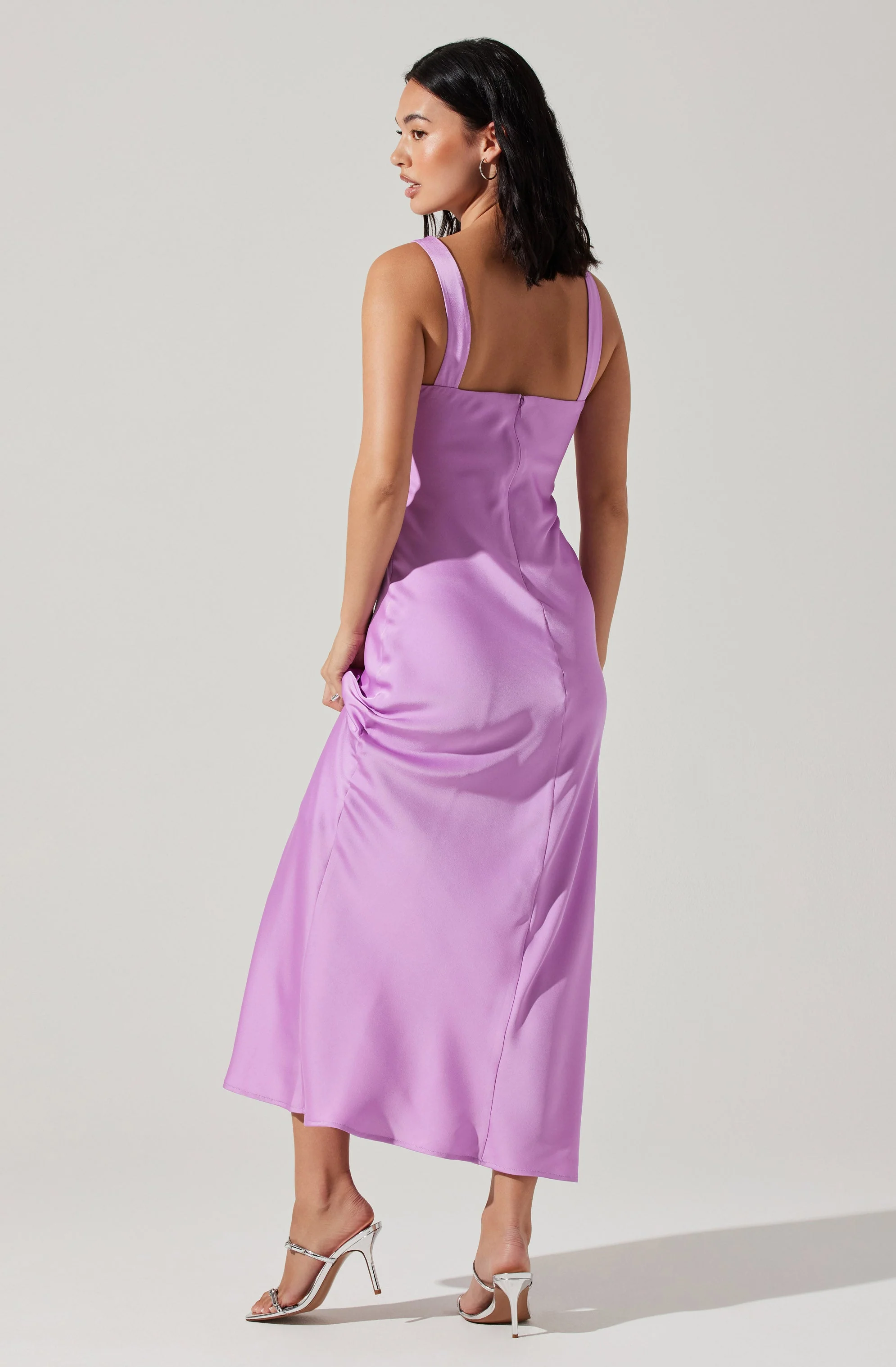Stacie Satin Maxi Dress - Image 5