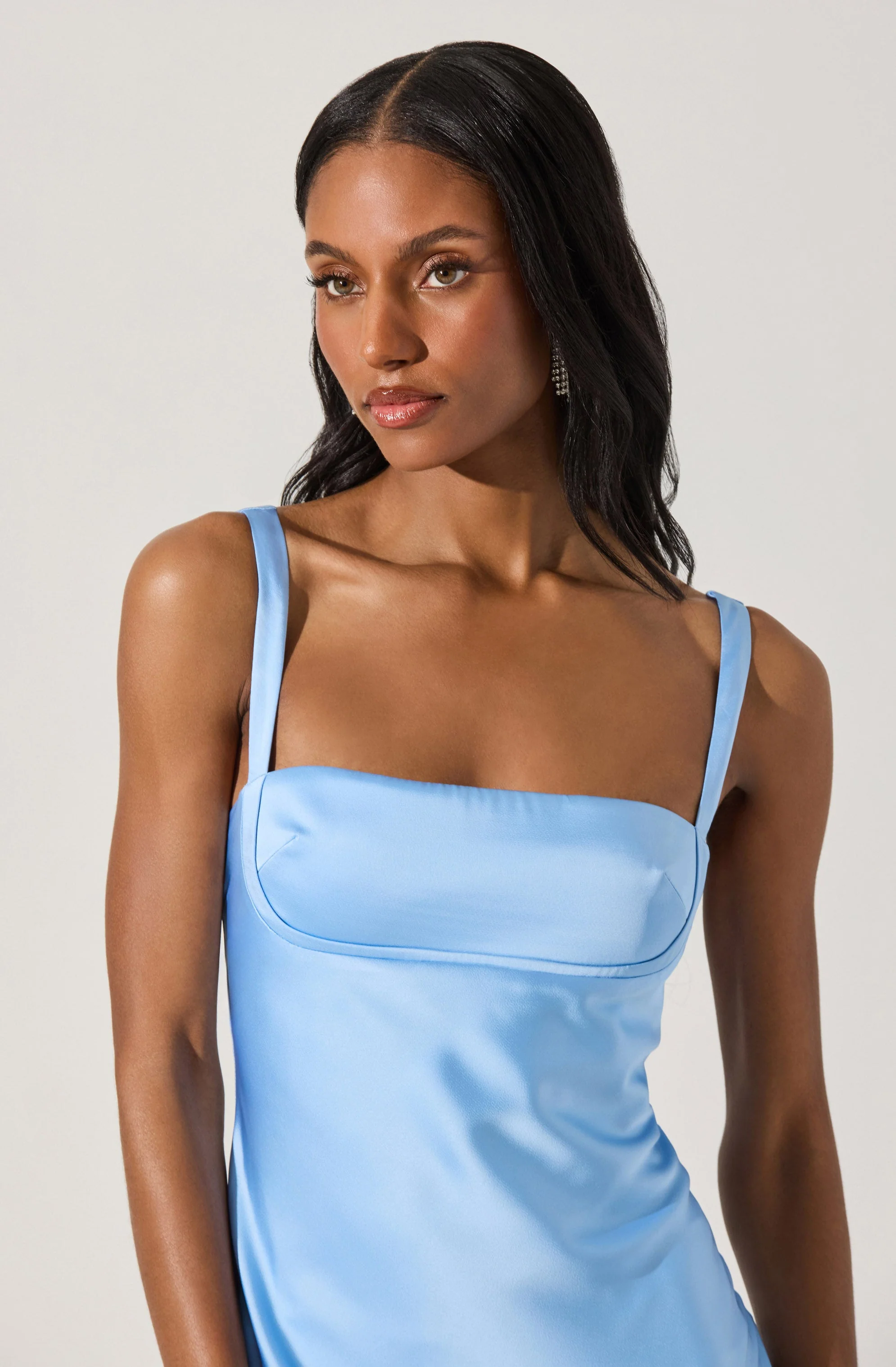 Stacie Satin Maxi Dress - Image 8