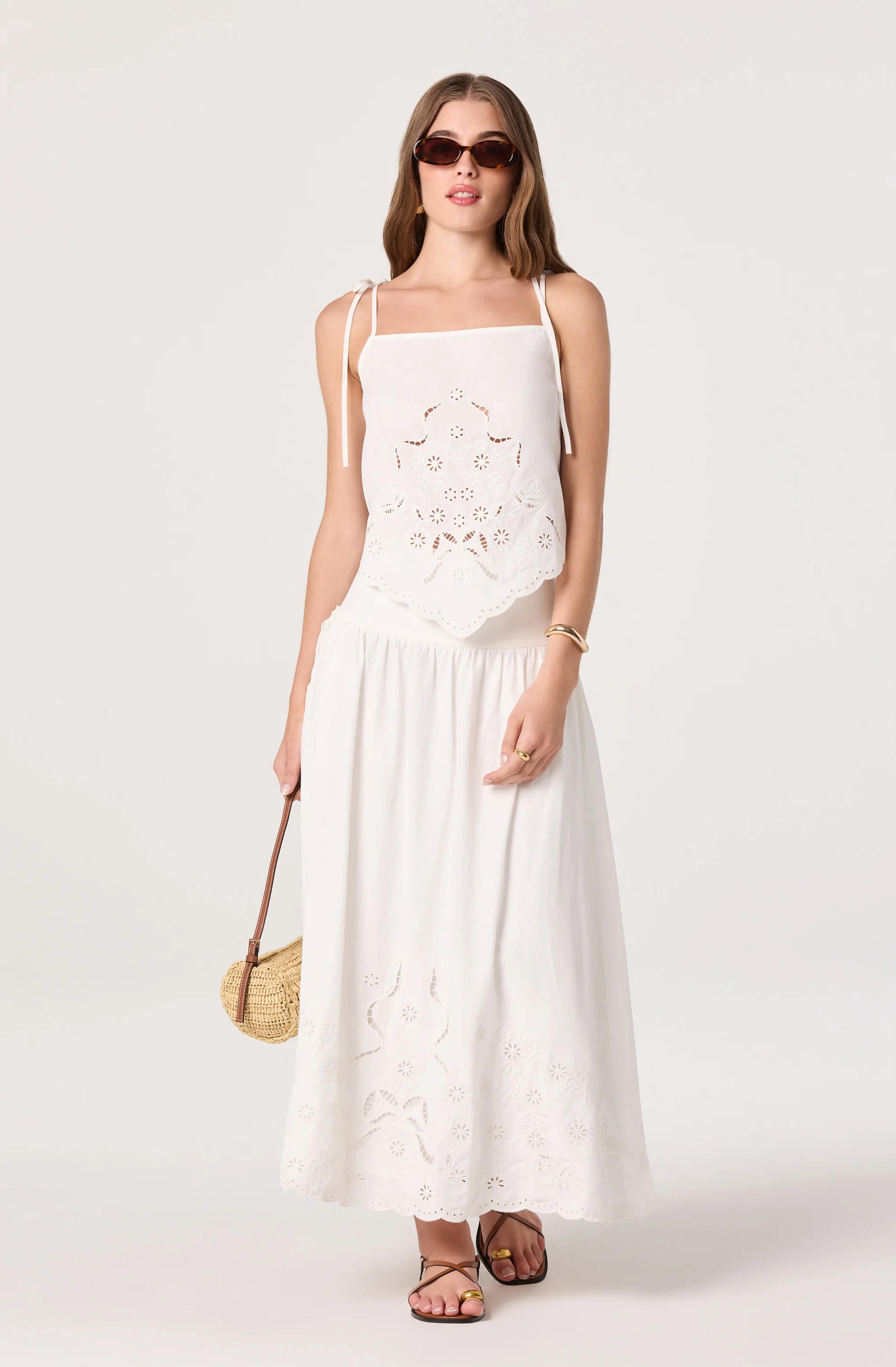 Stevie Embroidered Tank Top - Image 2