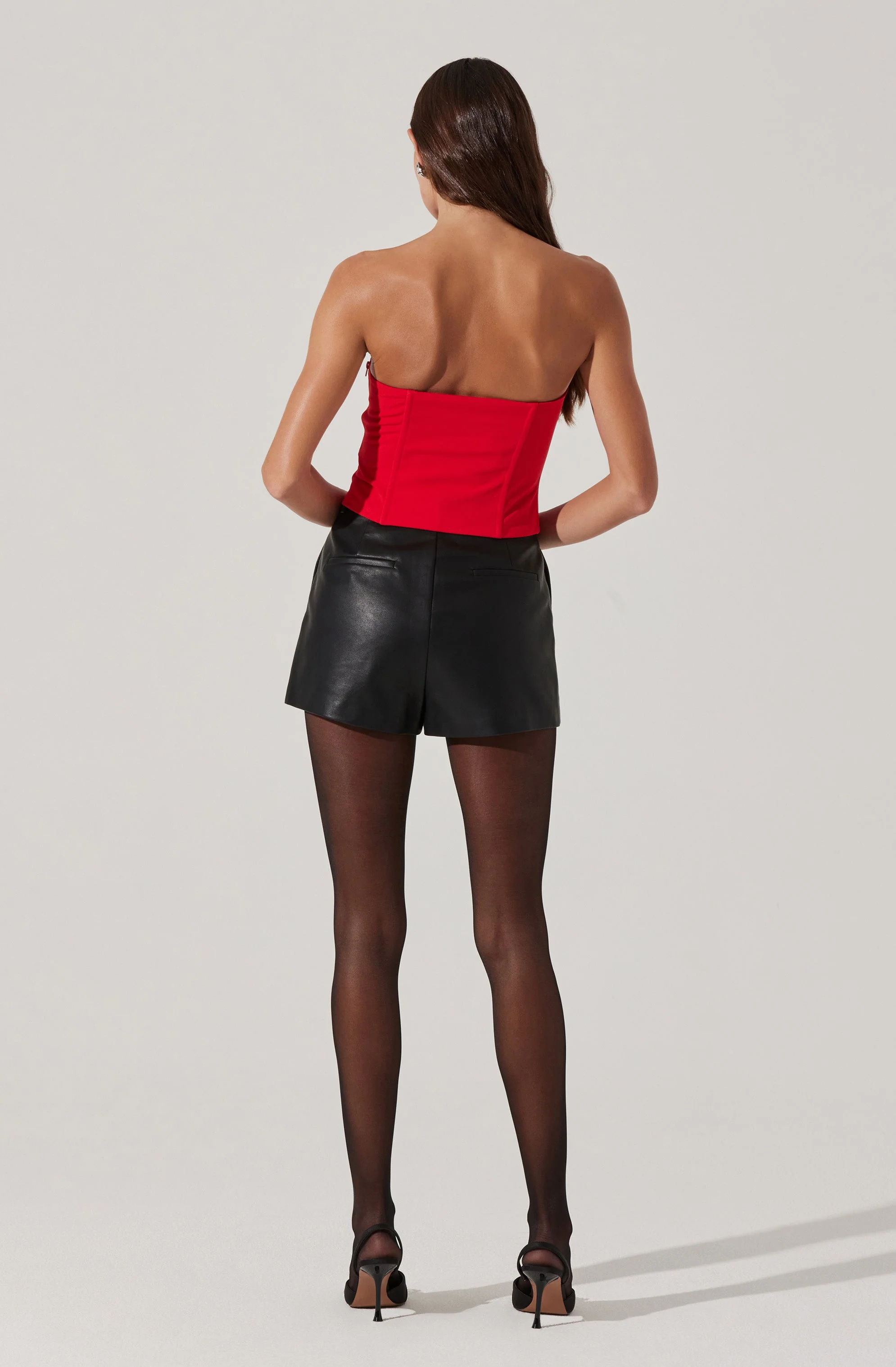 Strapless Bow Bustier Top - Image 9