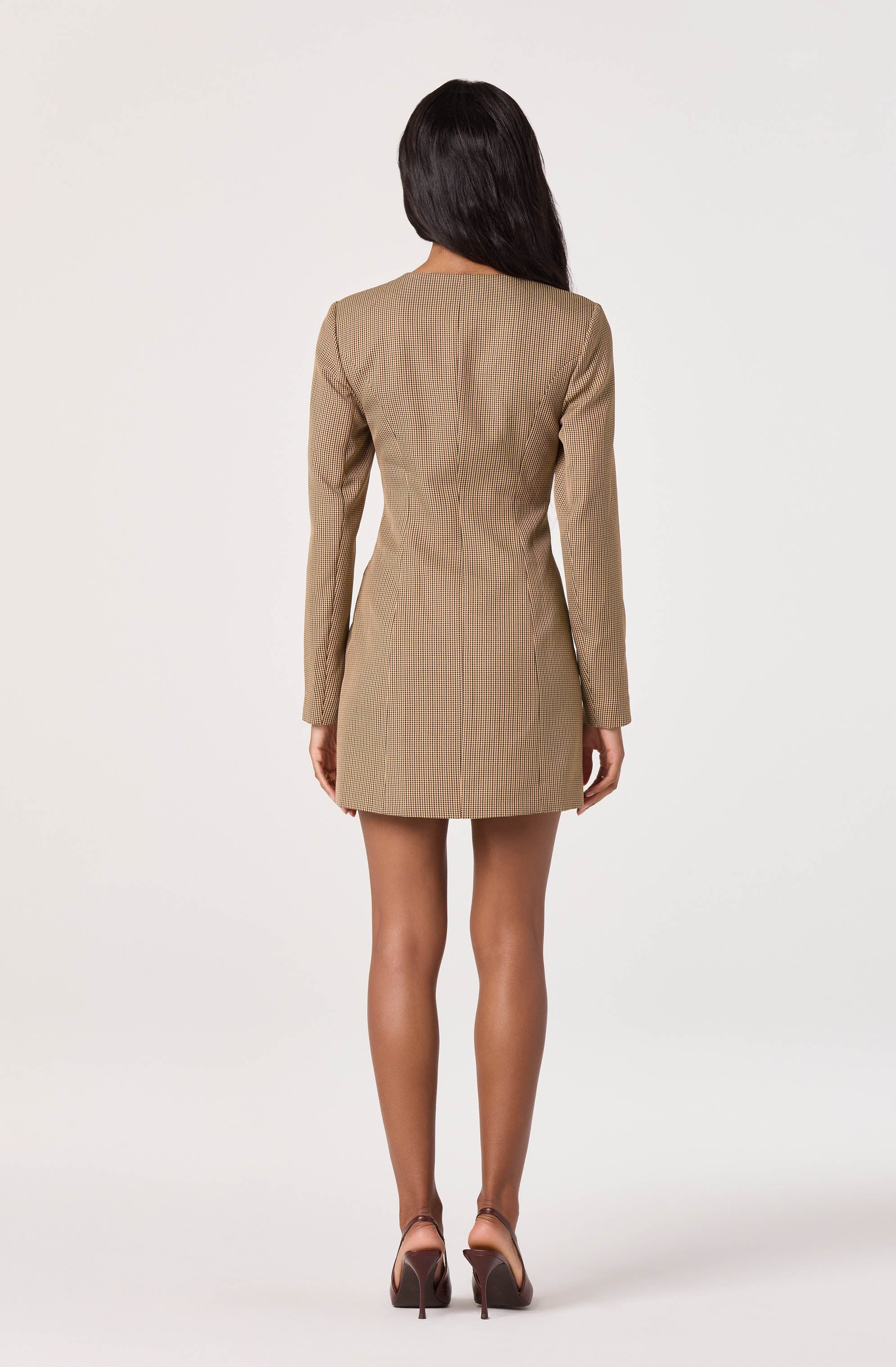 Tailored Sweetheart Mini Dress - Image 3