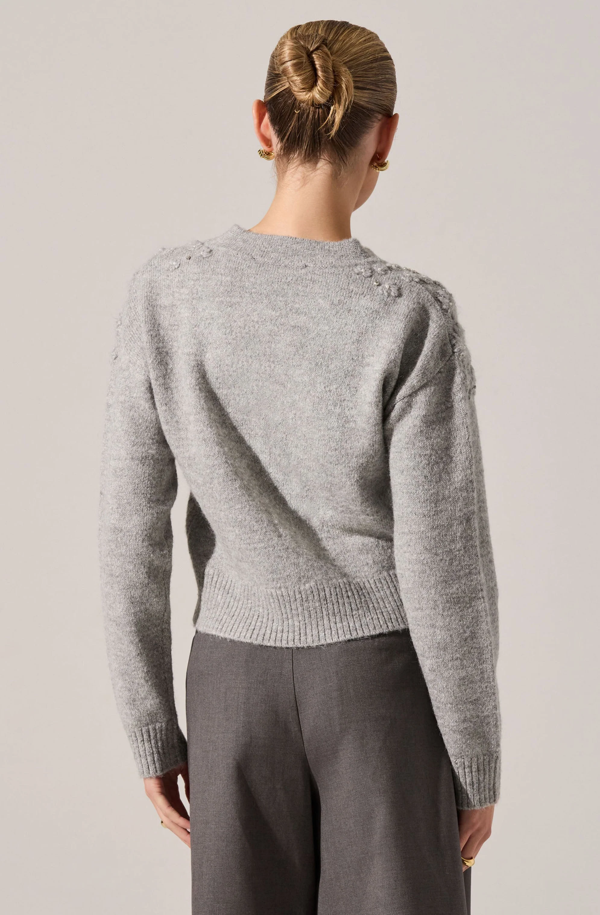 Susannah Embellished Wool-Blend Cardigan - Image 2