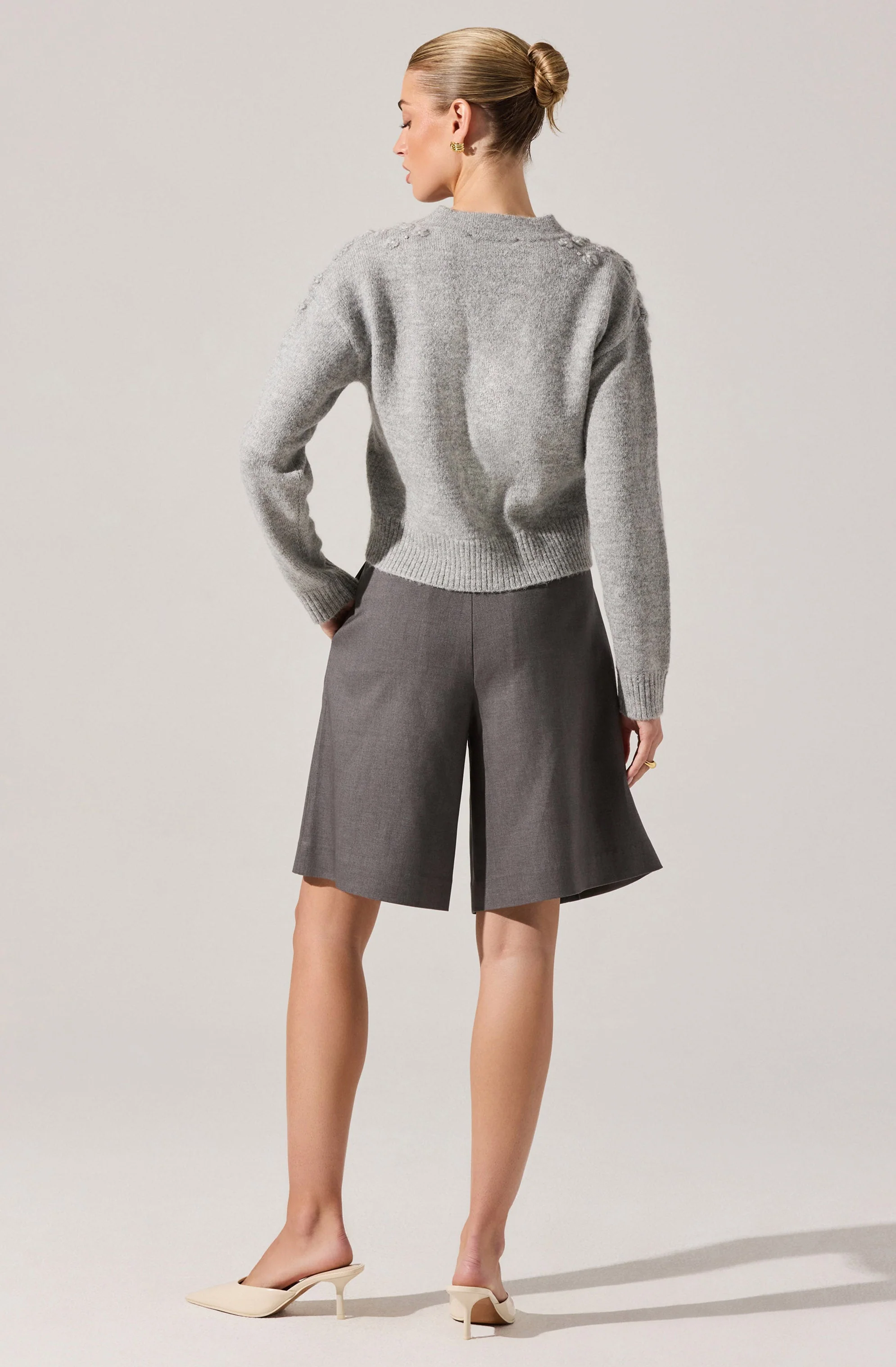 Susannah Embellished Wool-Blend Cardigan - Image 4