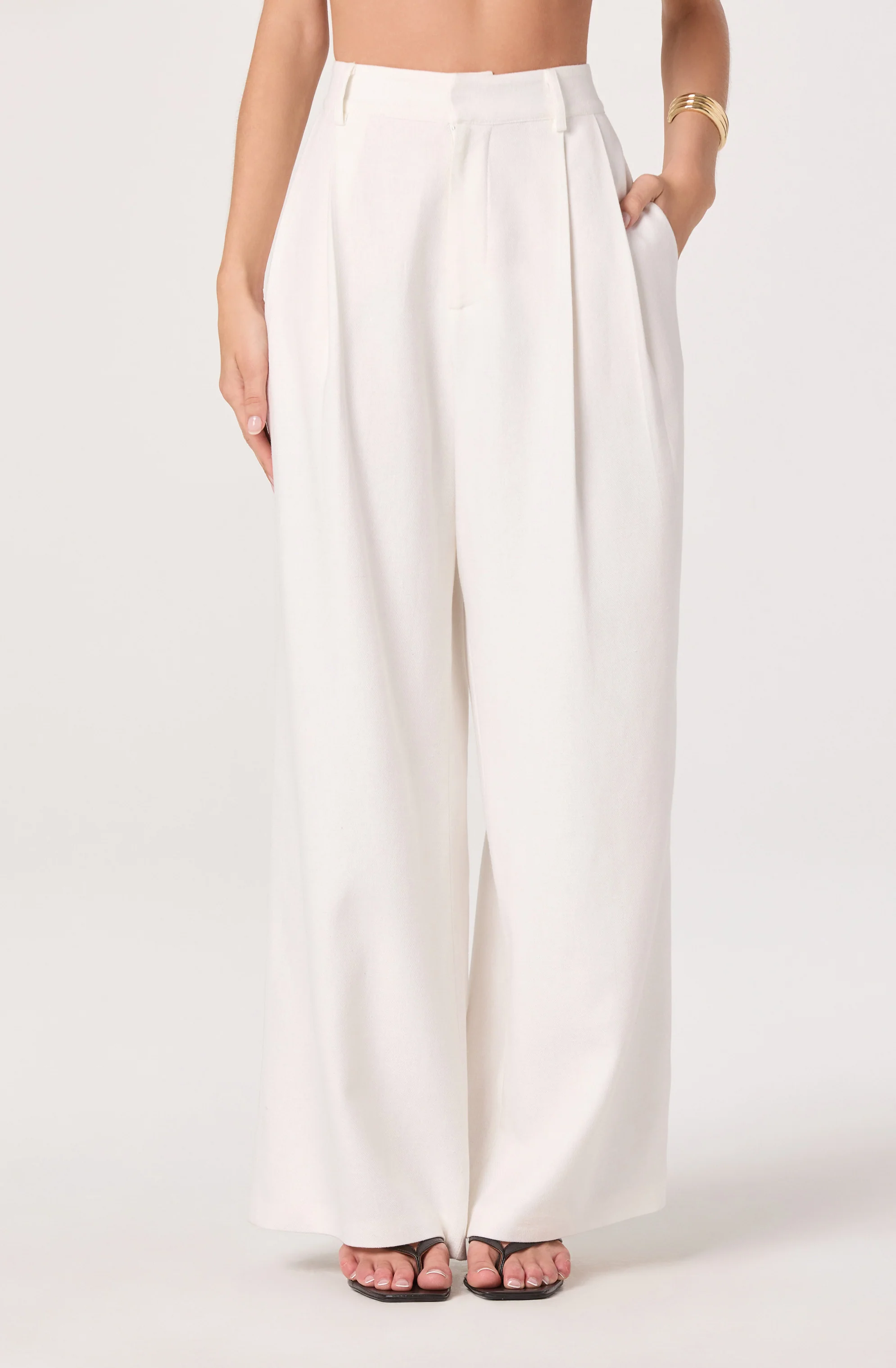 Talulla Wide-Leg Linen Pants - Image 6
