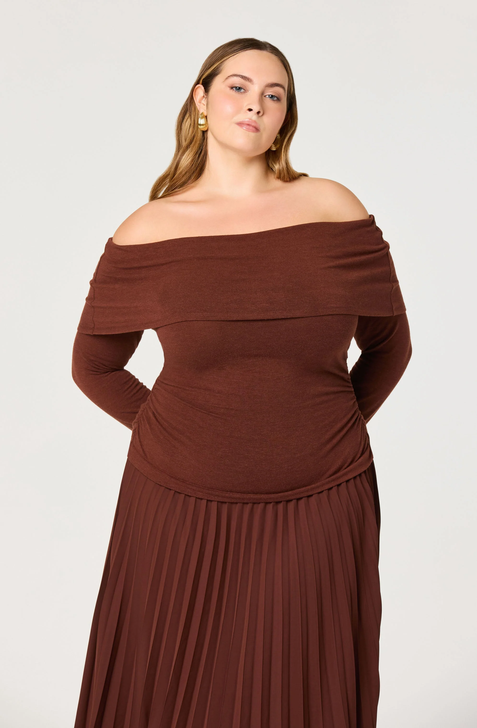 Tanaia Pleated Mixed Media Maxi Dress - Image 8