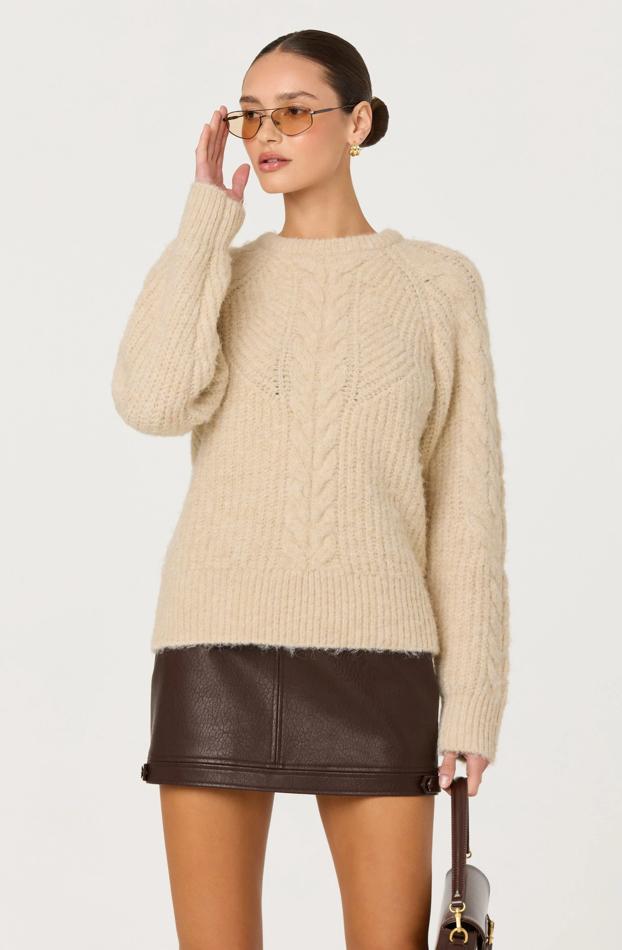 Taran Cable Knit Sweater - Image 2