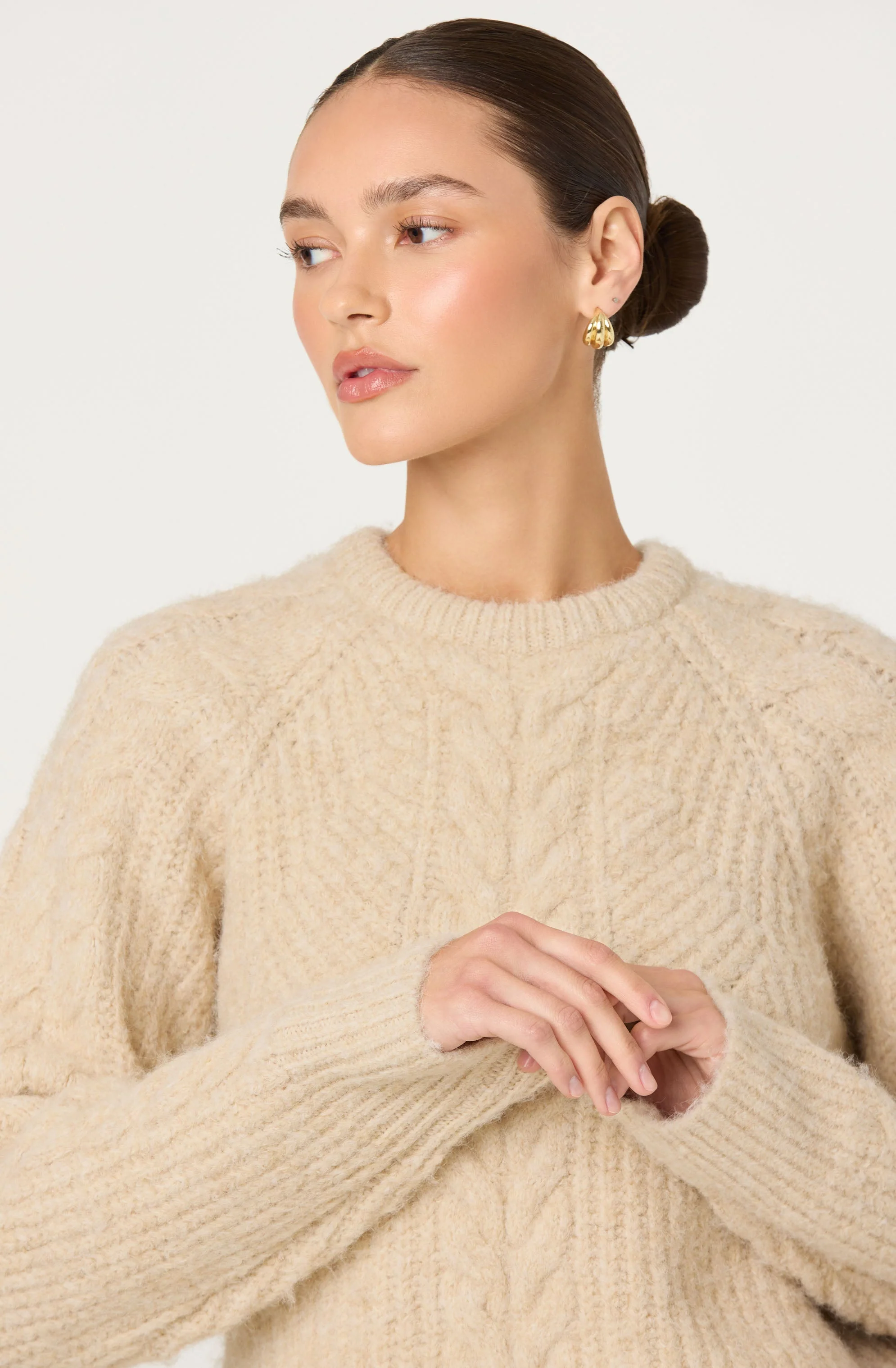 Taran Cable Knit Sweater - Image 4