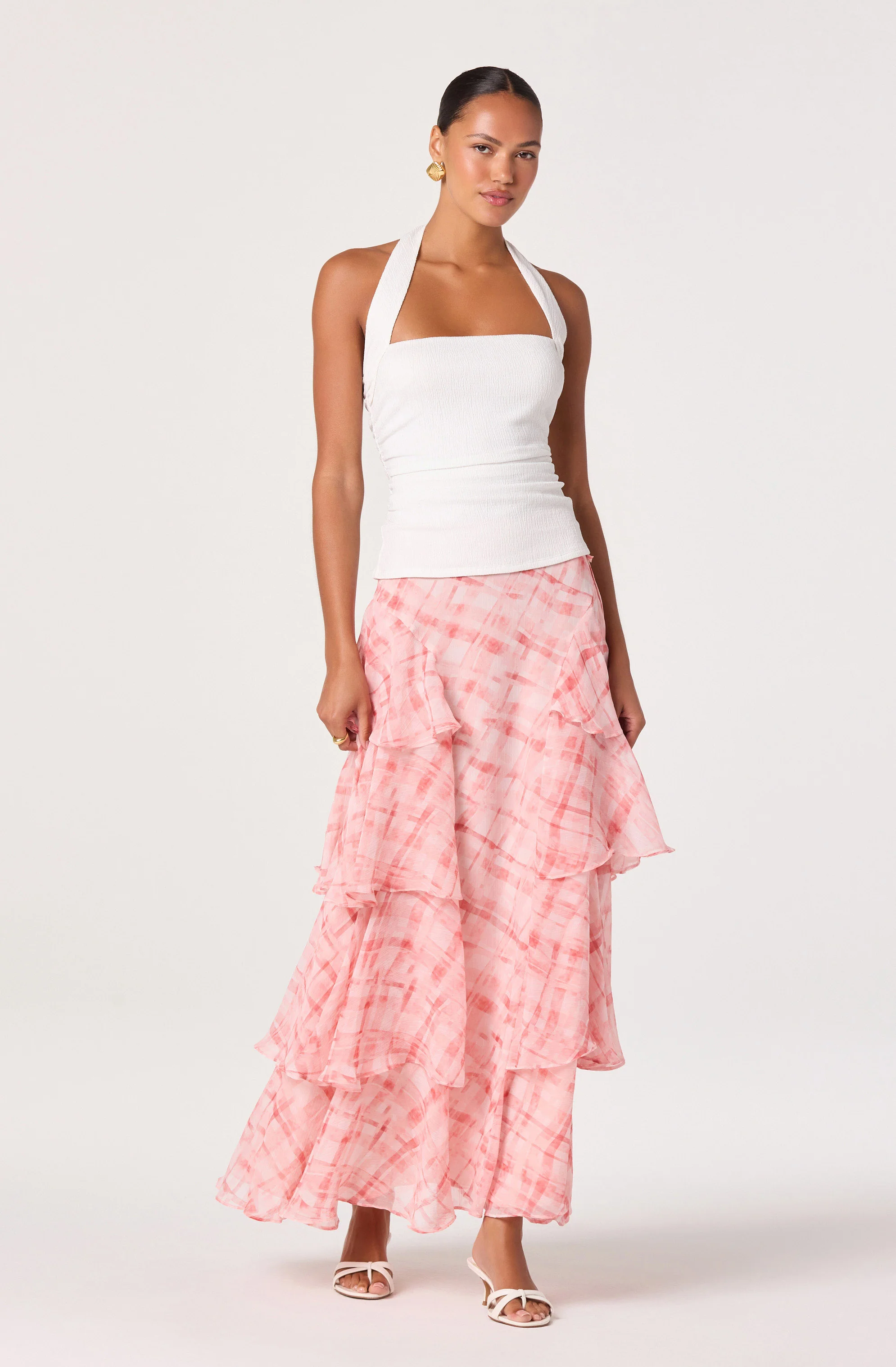 Tate Knit Ruched Halter Top - Image 8