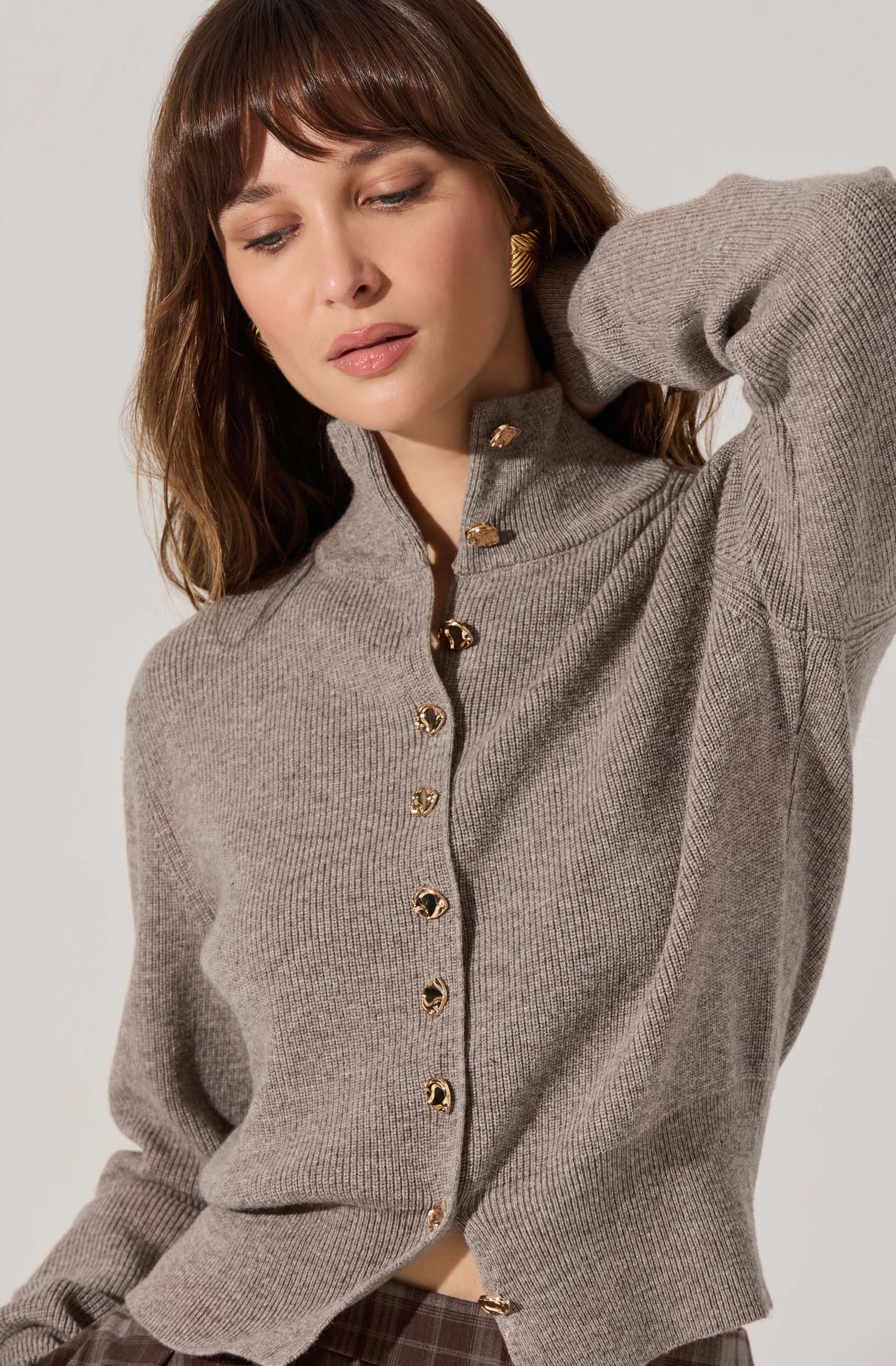 Tawni Mock Turtleneck Cardigan - Image 4