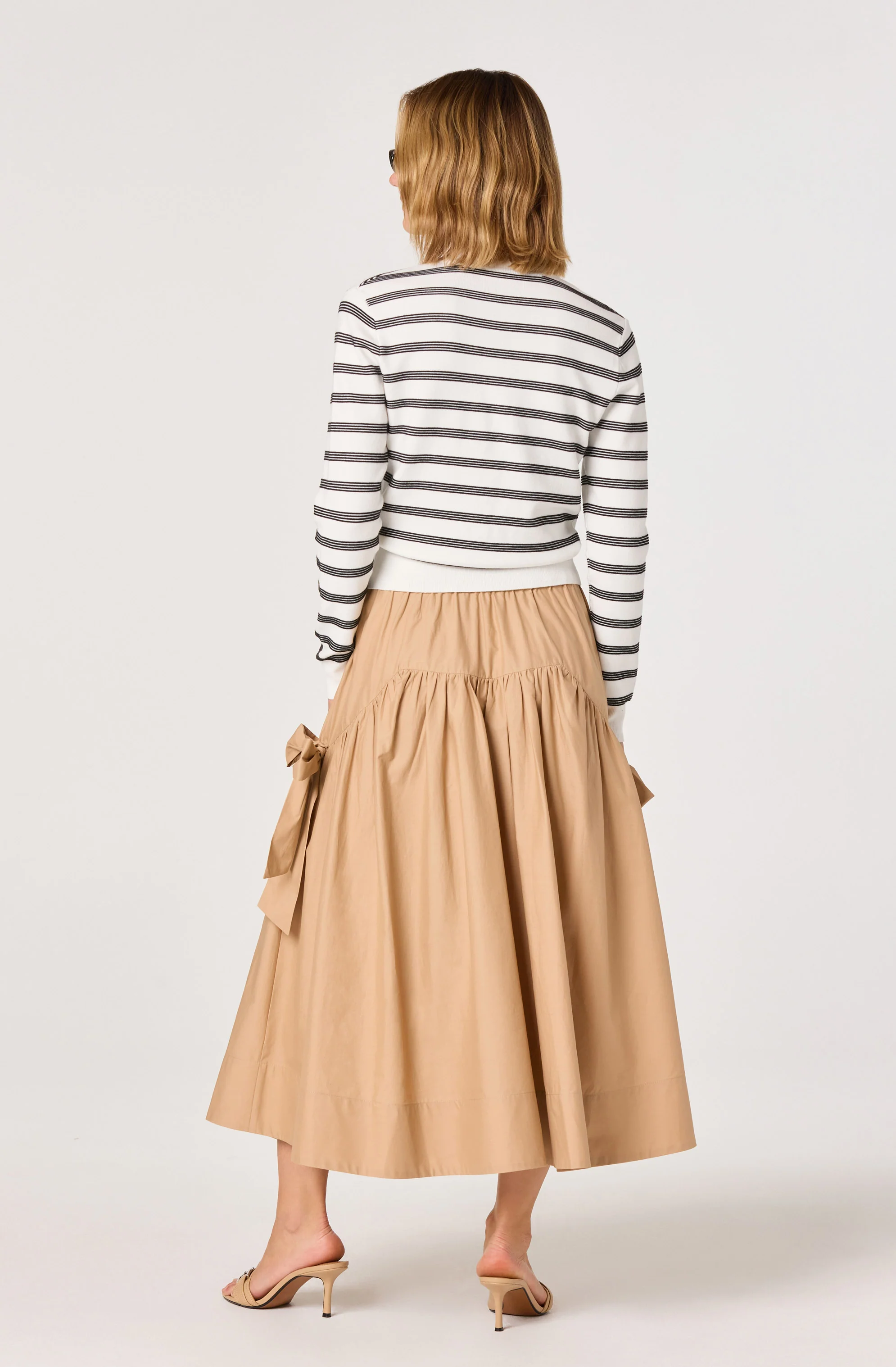 Tawni Striped Button-Front Cardigan - Image 4