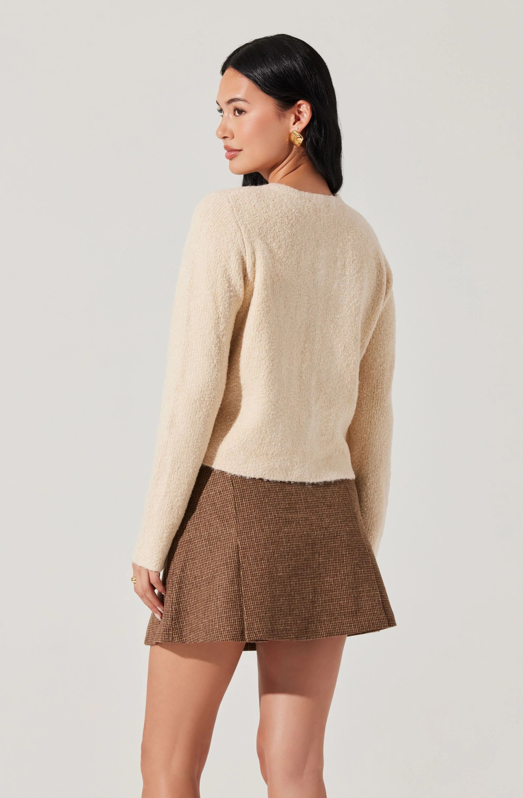 Teddy Cardigan Sweater - Image 12