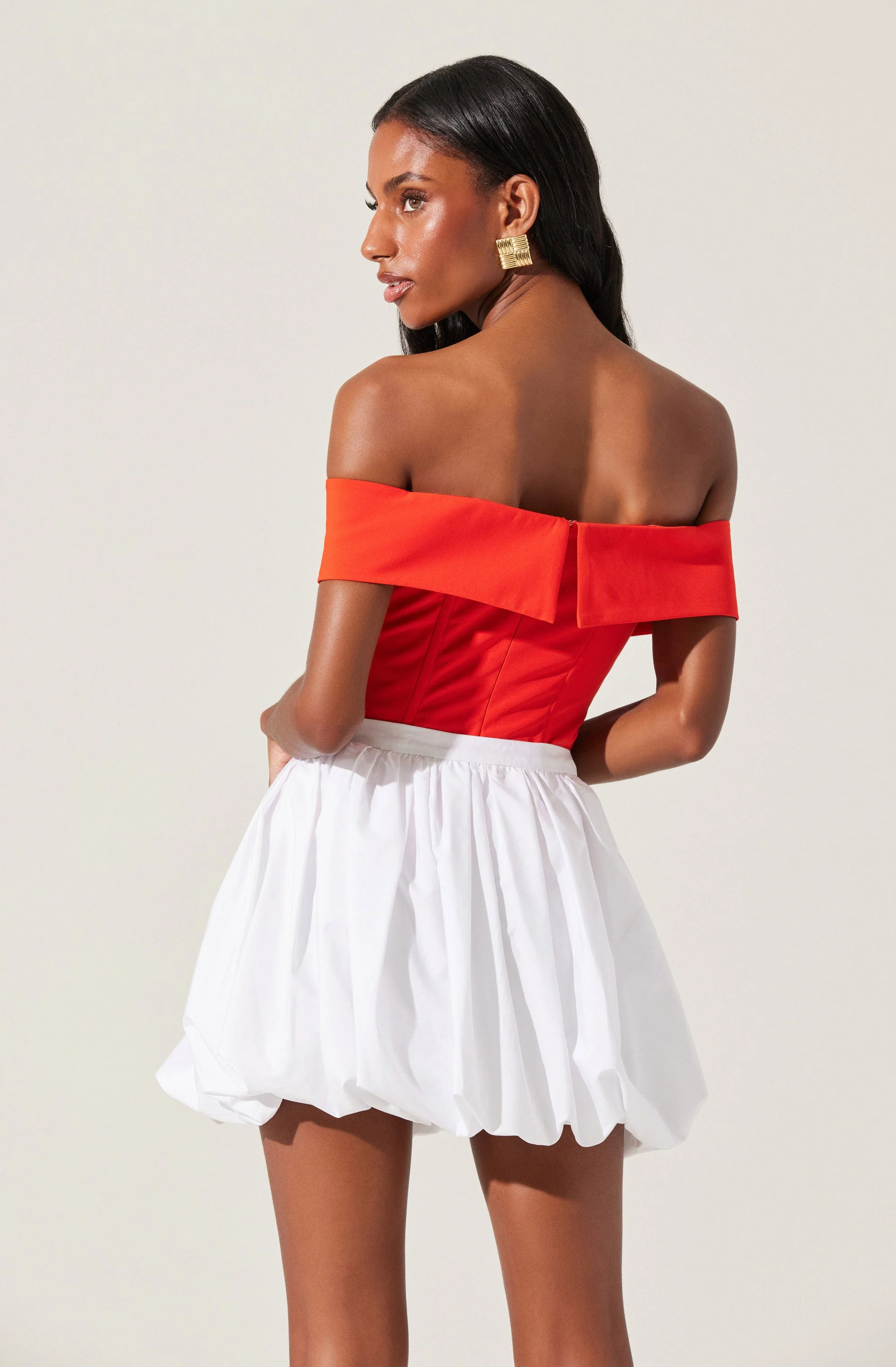 Telayna Off Shoulder Bow Top - Image 11