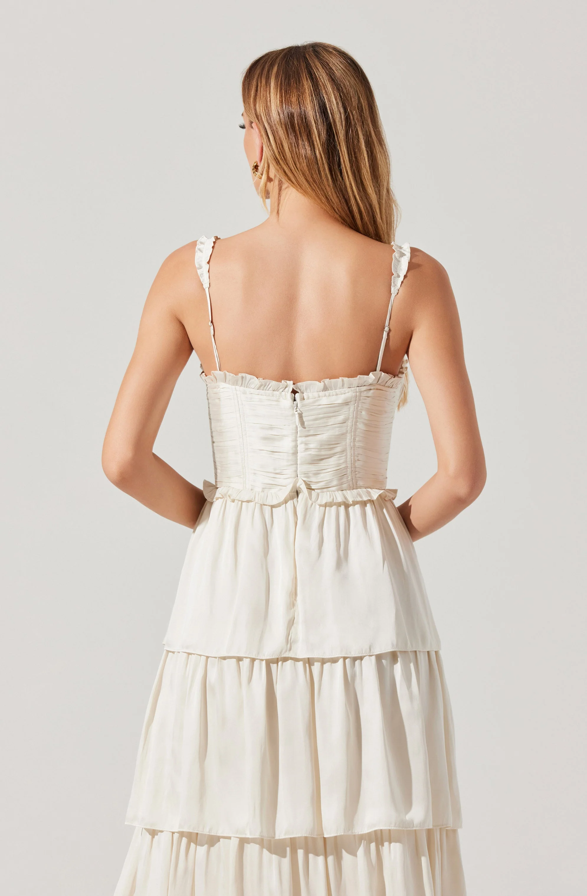 Tempany Tiered Bustier Maxi Dress - Image 4