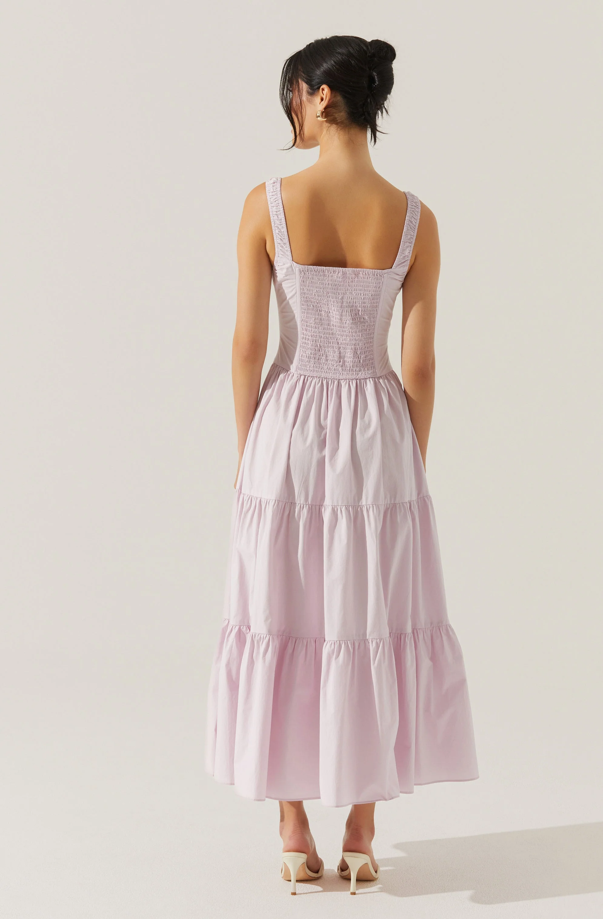Temperance Tiered Milkmaid Maxi Dress - Image 3